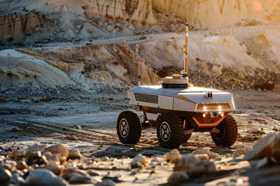 Autonomous Robotic Rover Exploring Rugged Desert Terrain