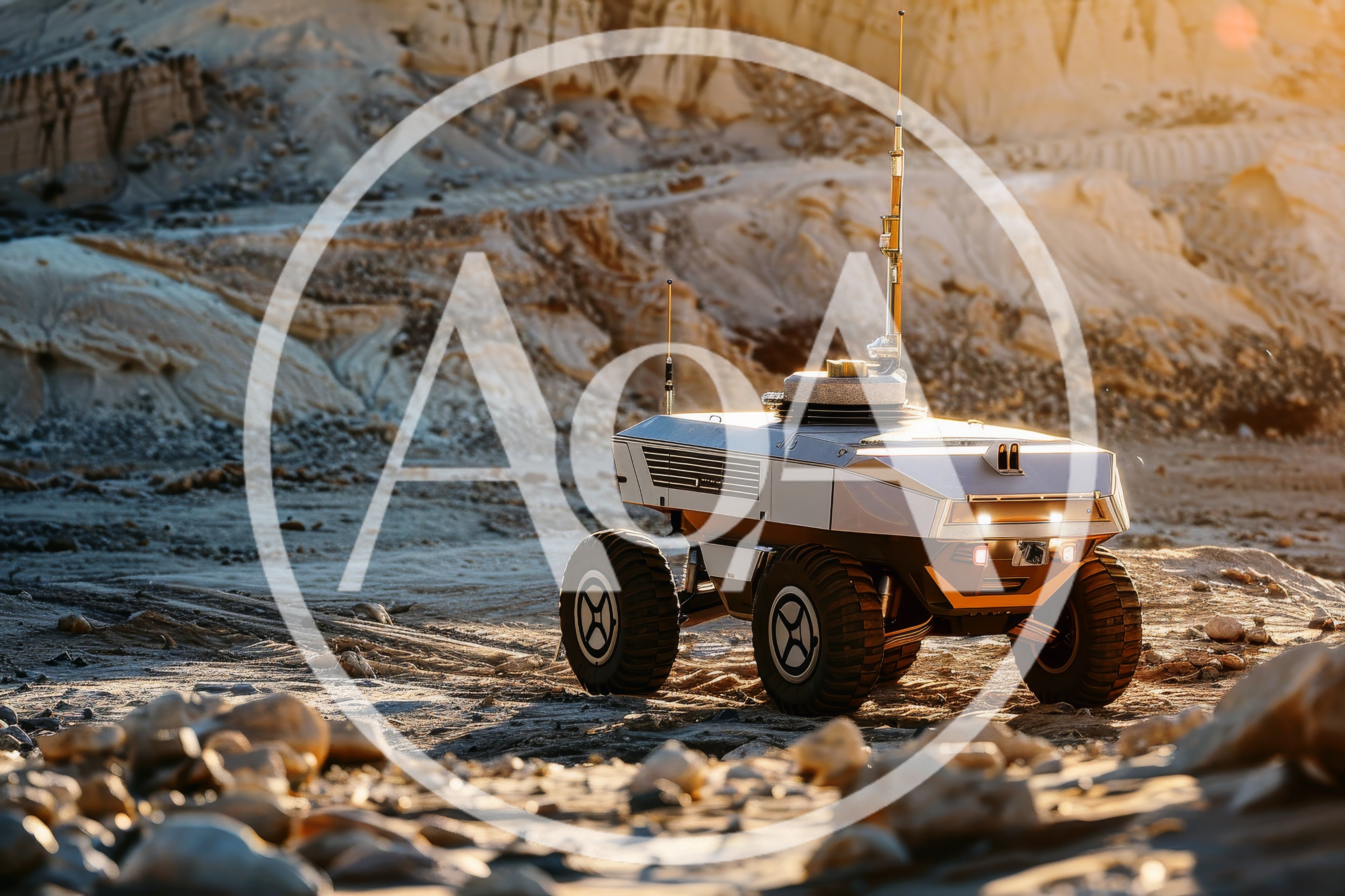 Autonomous Robotic Rover Exploring Rugged Desert Terrain