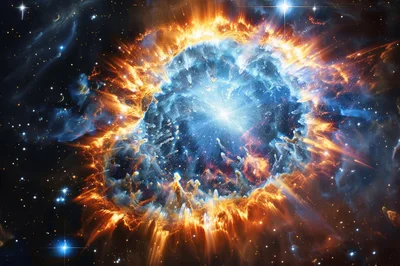 Stunning Supernova Explosion In Deep Space