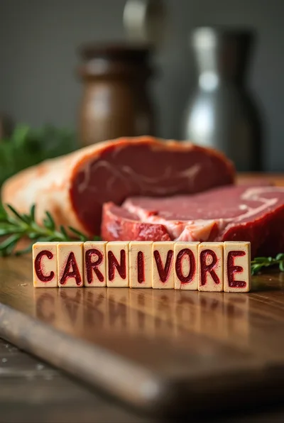Carnivore Diet Concept With Raw Beef Steaks