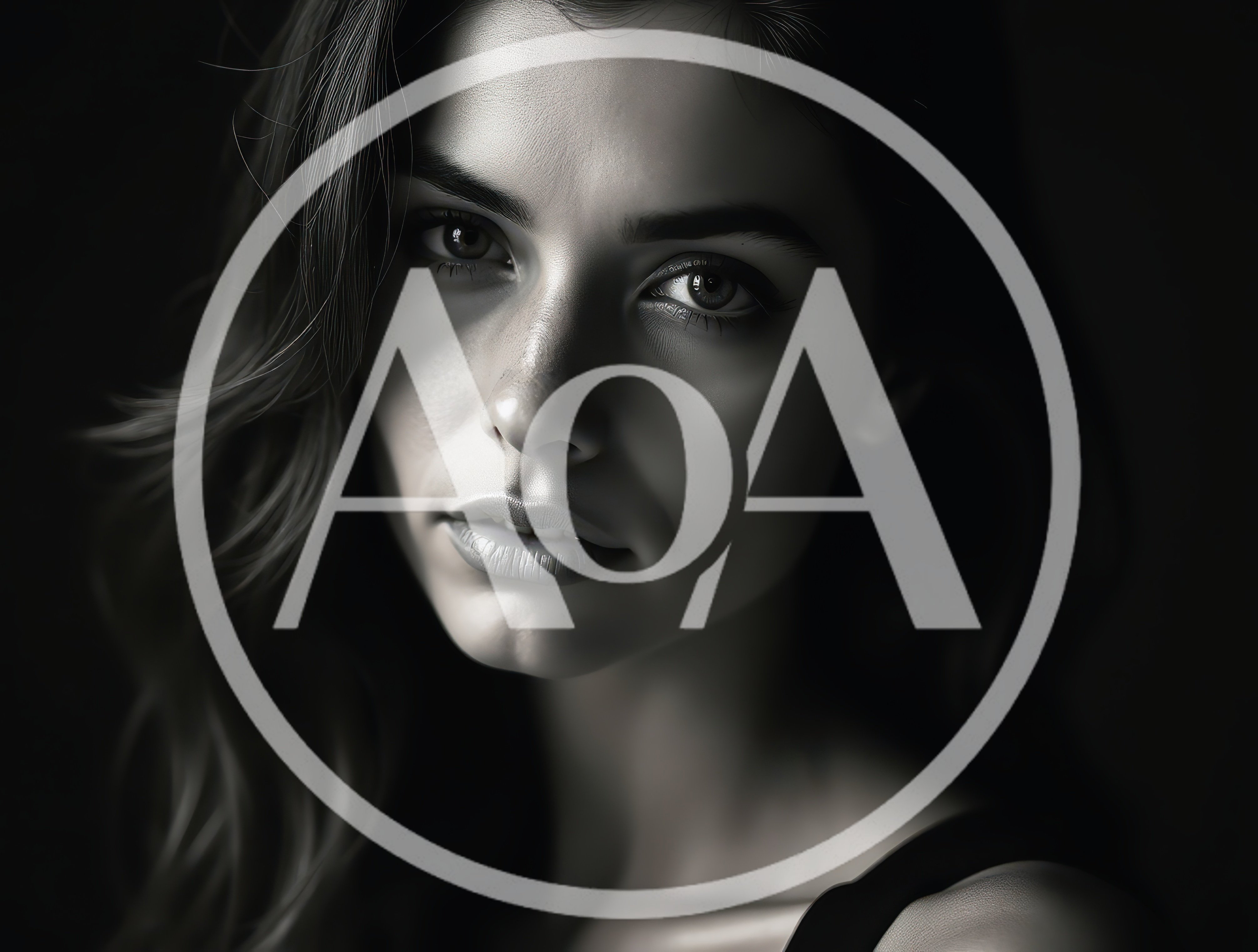 Portrait Of A Young Woman With Dramatic Lighting
