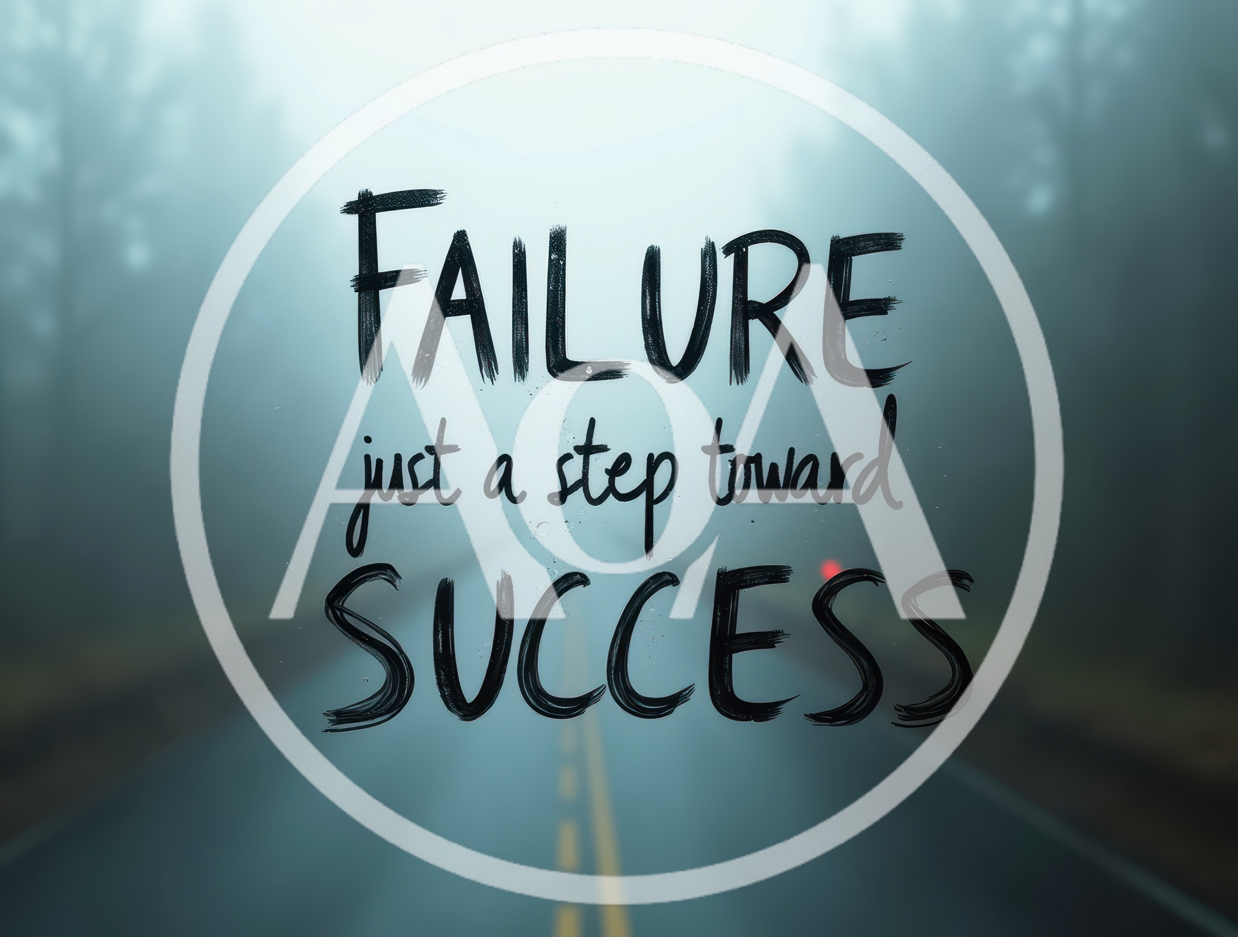 Motivational Quote Failure Is A Step Toward Success
