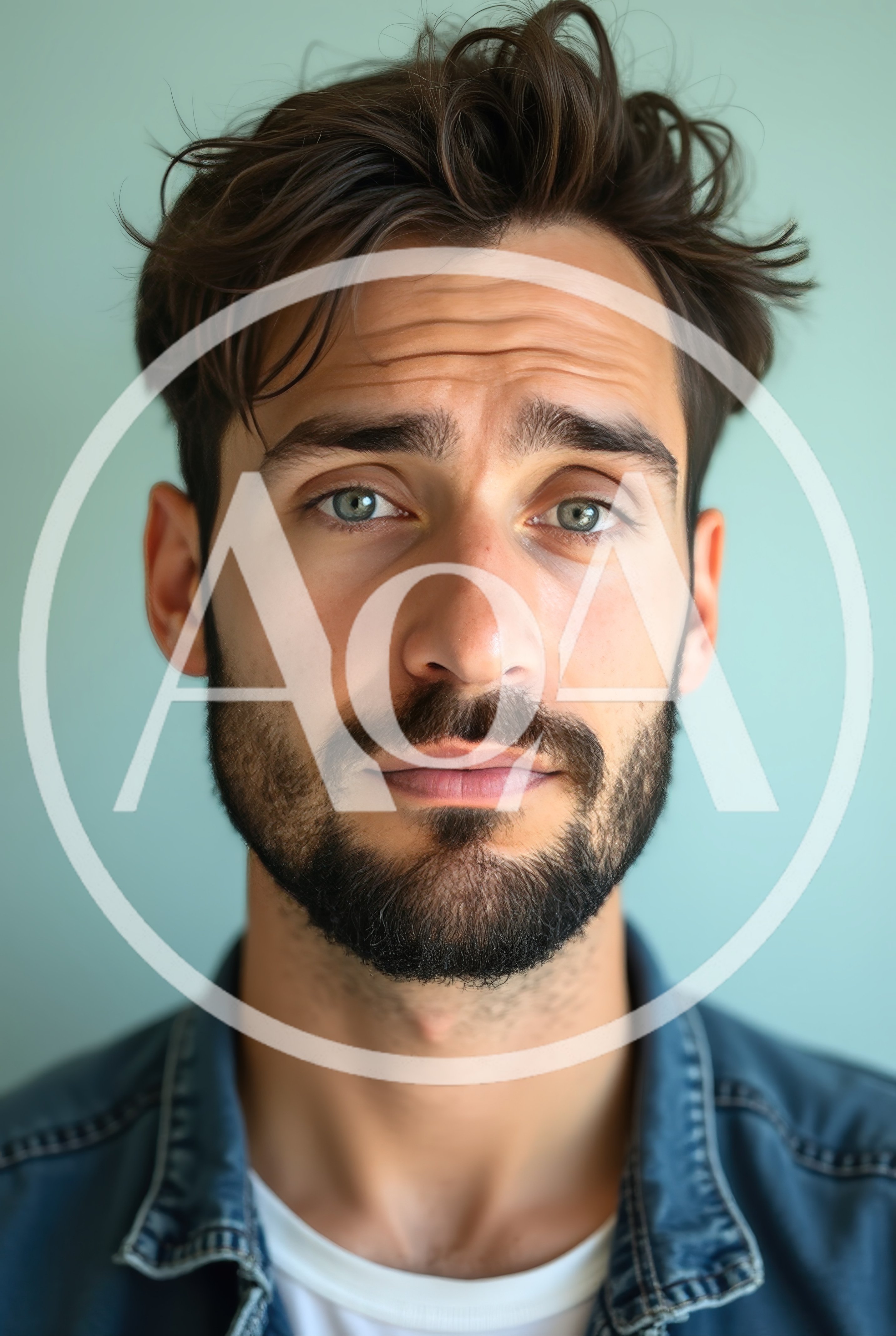 Portrait Of A Young Man With A Beard