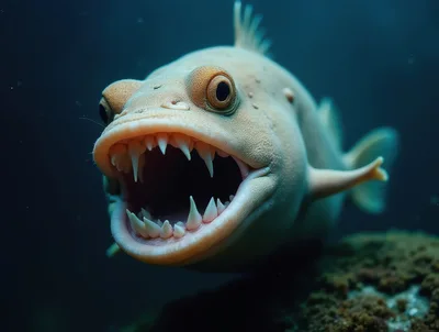 Deep Sea Fish With Sharp Teeth