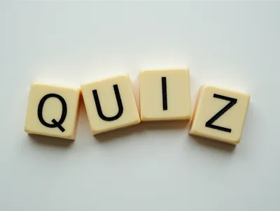 Scrabble Tiles Spelling The Word Quiz