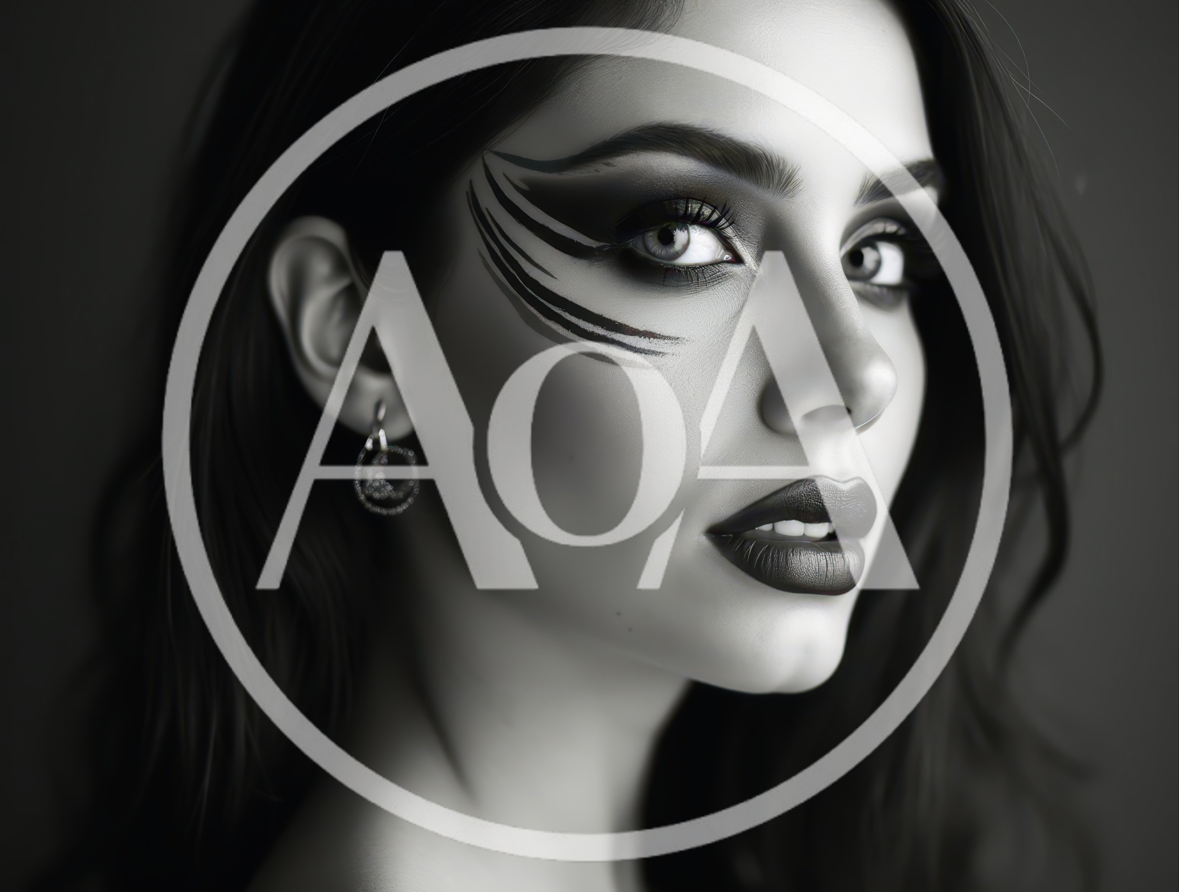 Portrait Of A Woman With Artistic Eye Makeup