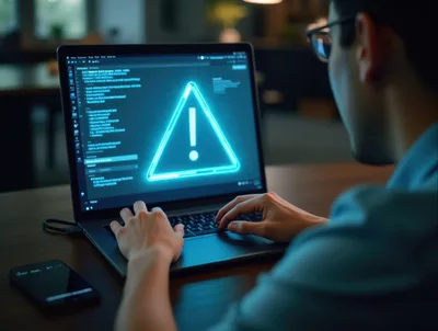 Software Developer Encountering A Critical System Error