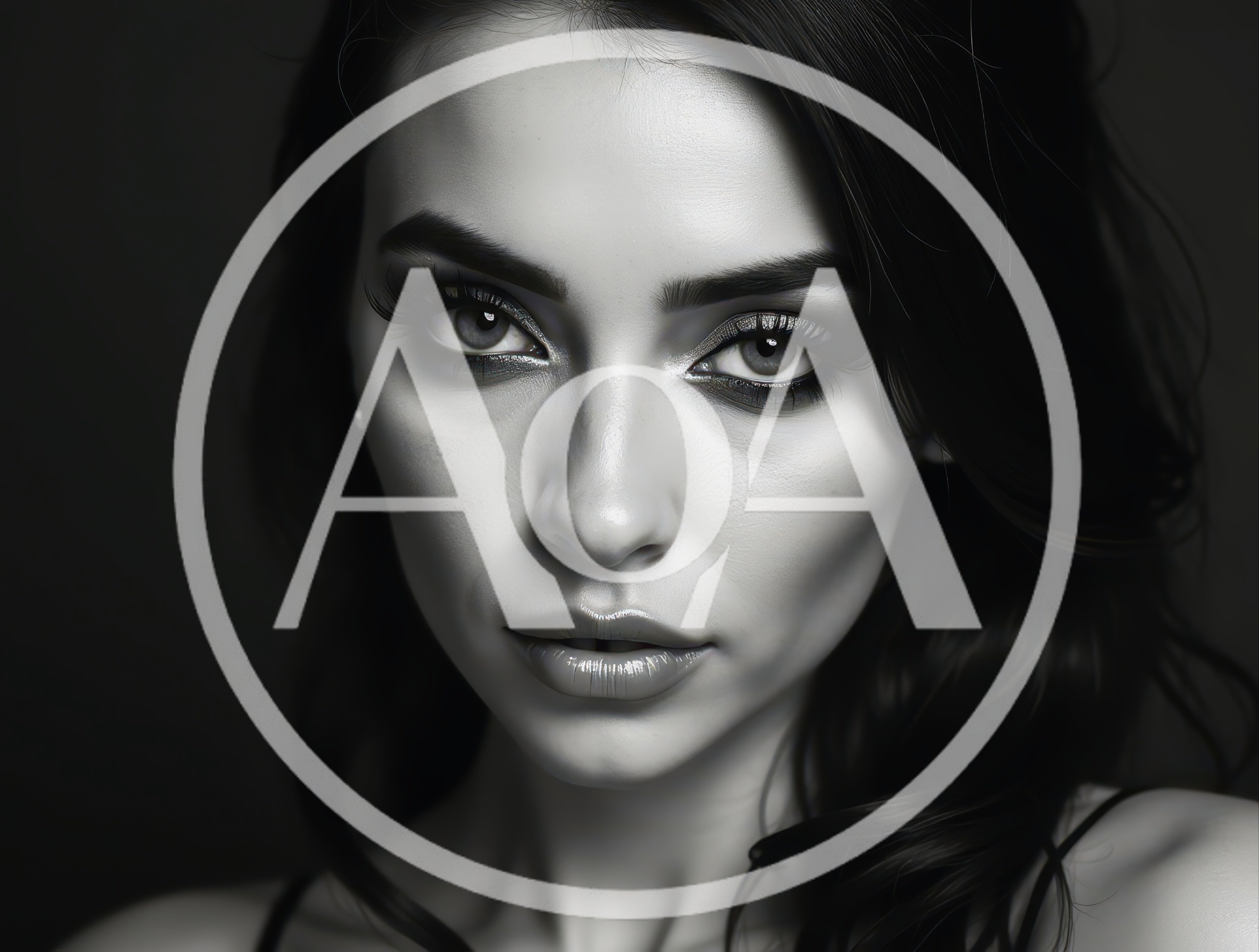 Portrait Of A Beautiful Woman With Intense Gaze
