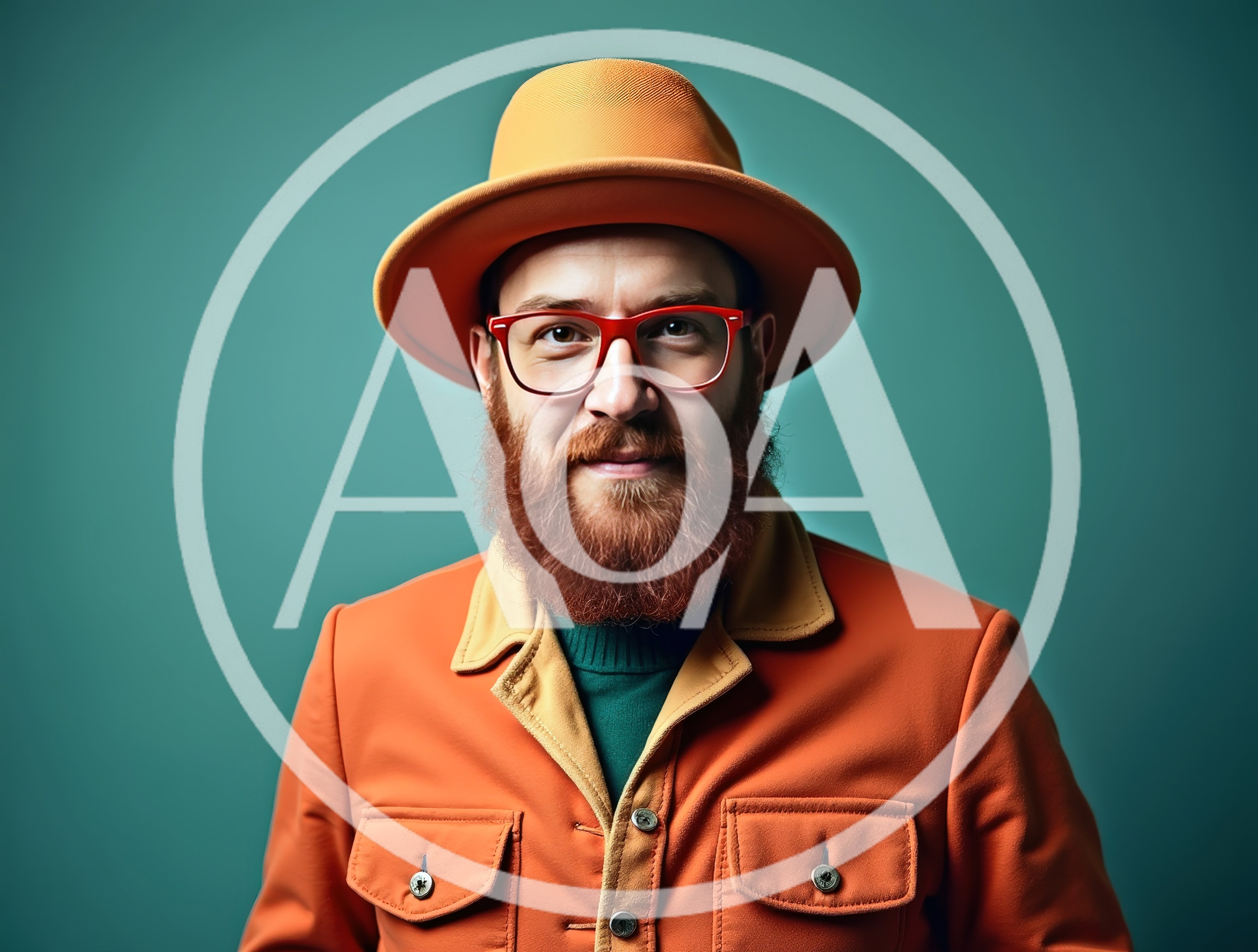 Portrait Of A Stylish Man With Red Beard