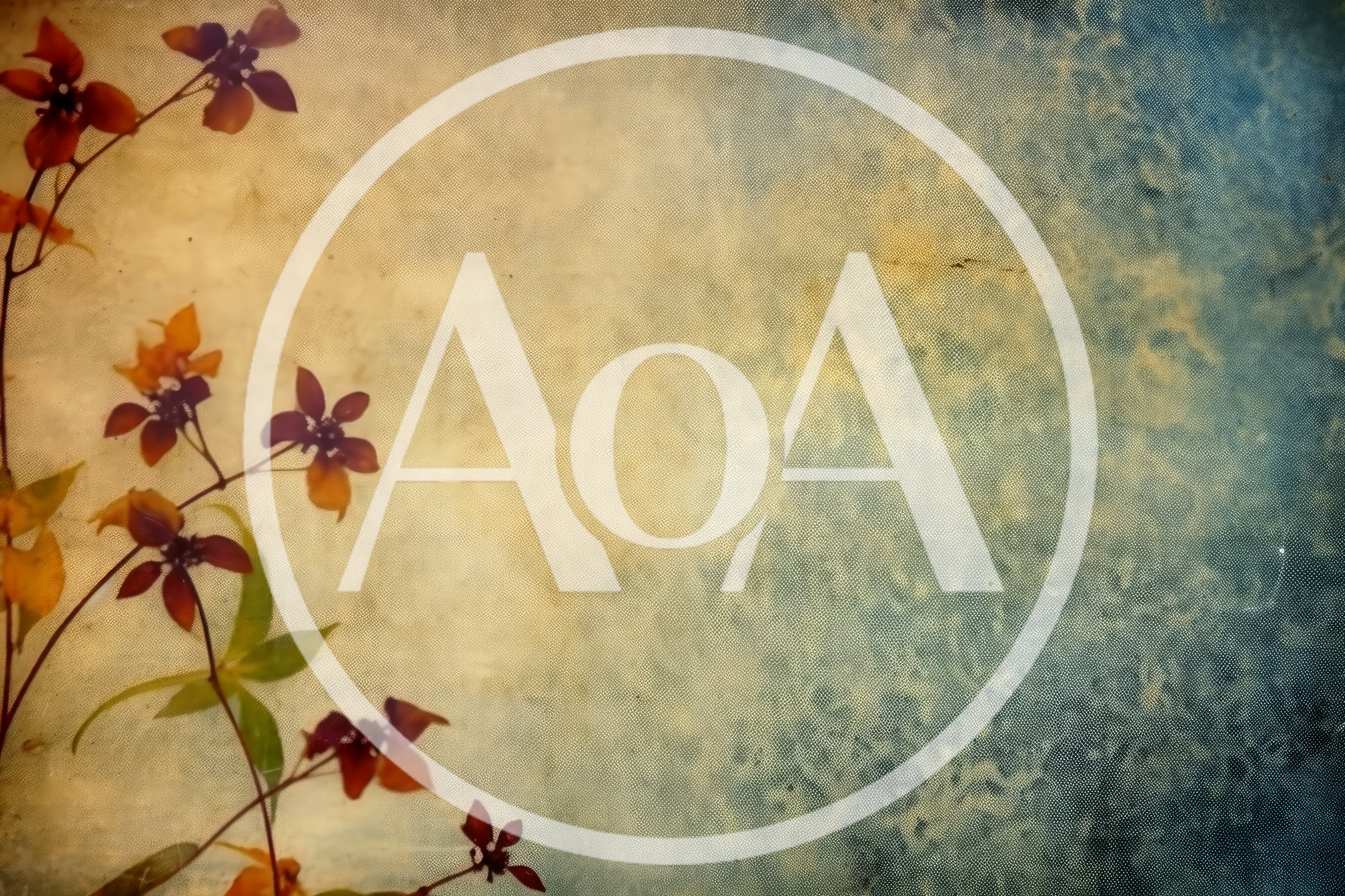 Vintage Floral Background With Pressed Flowers