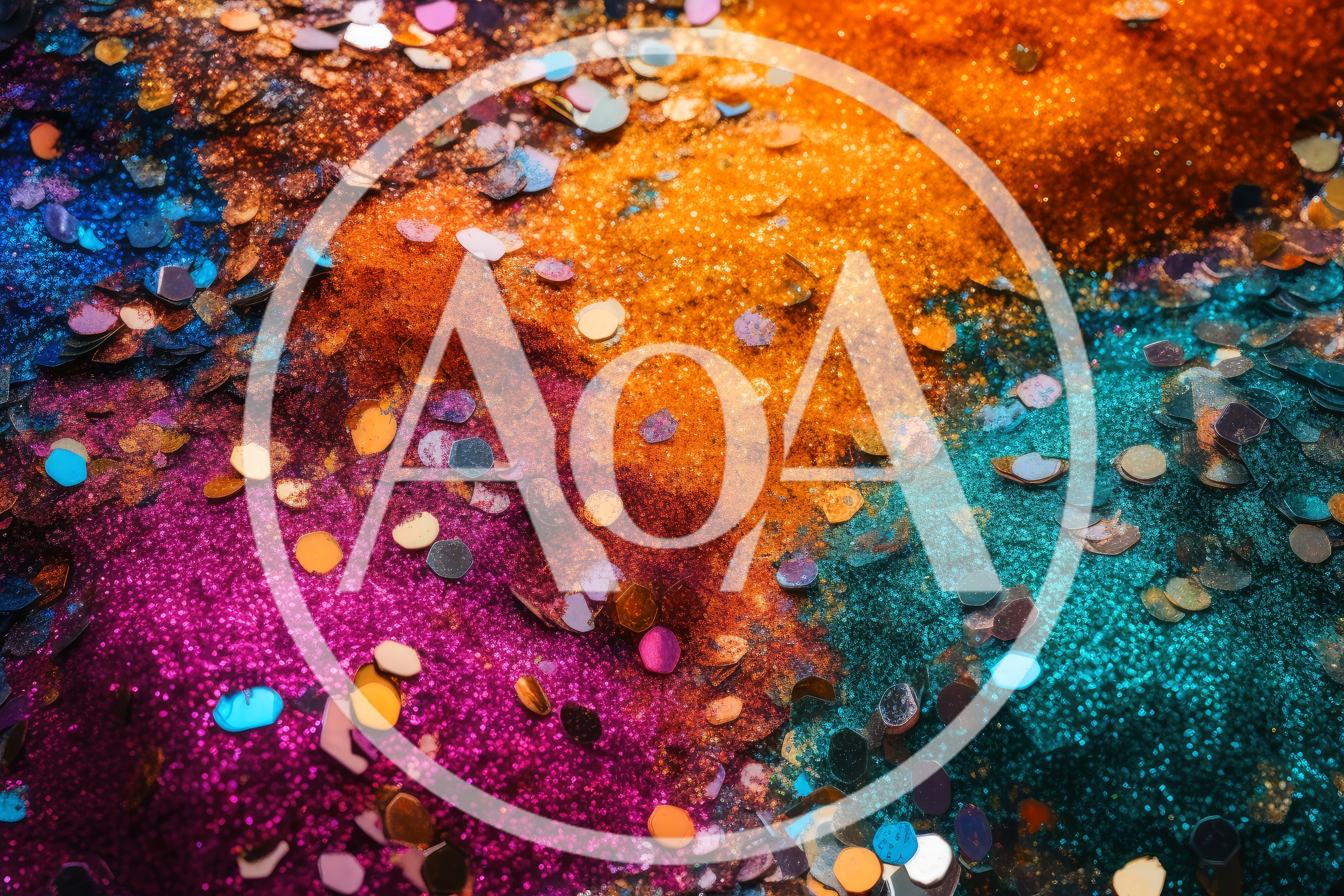 Vibrant Multicolored Glitter Texture Background