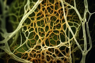 Microscopic View Of Biological Cellular Network Structure