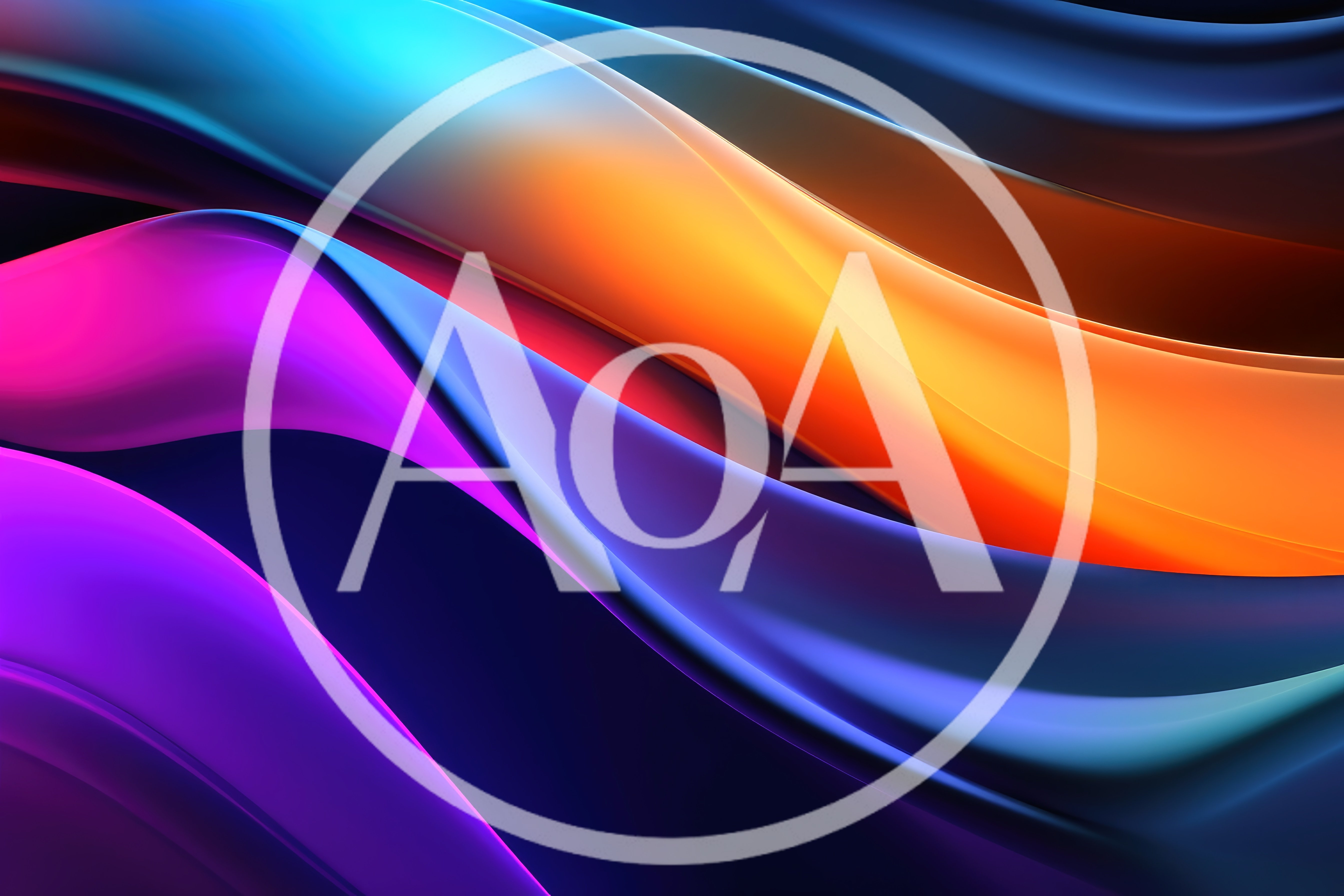 Abstract Fluid Waves With Vibrant Gradient Colors