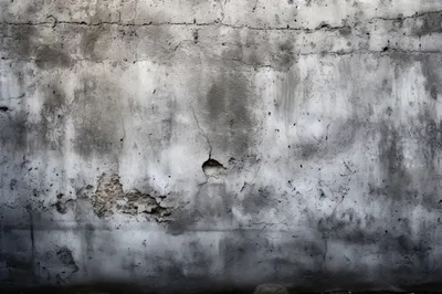 Weathered Concrete Wall With Cracks And Texture