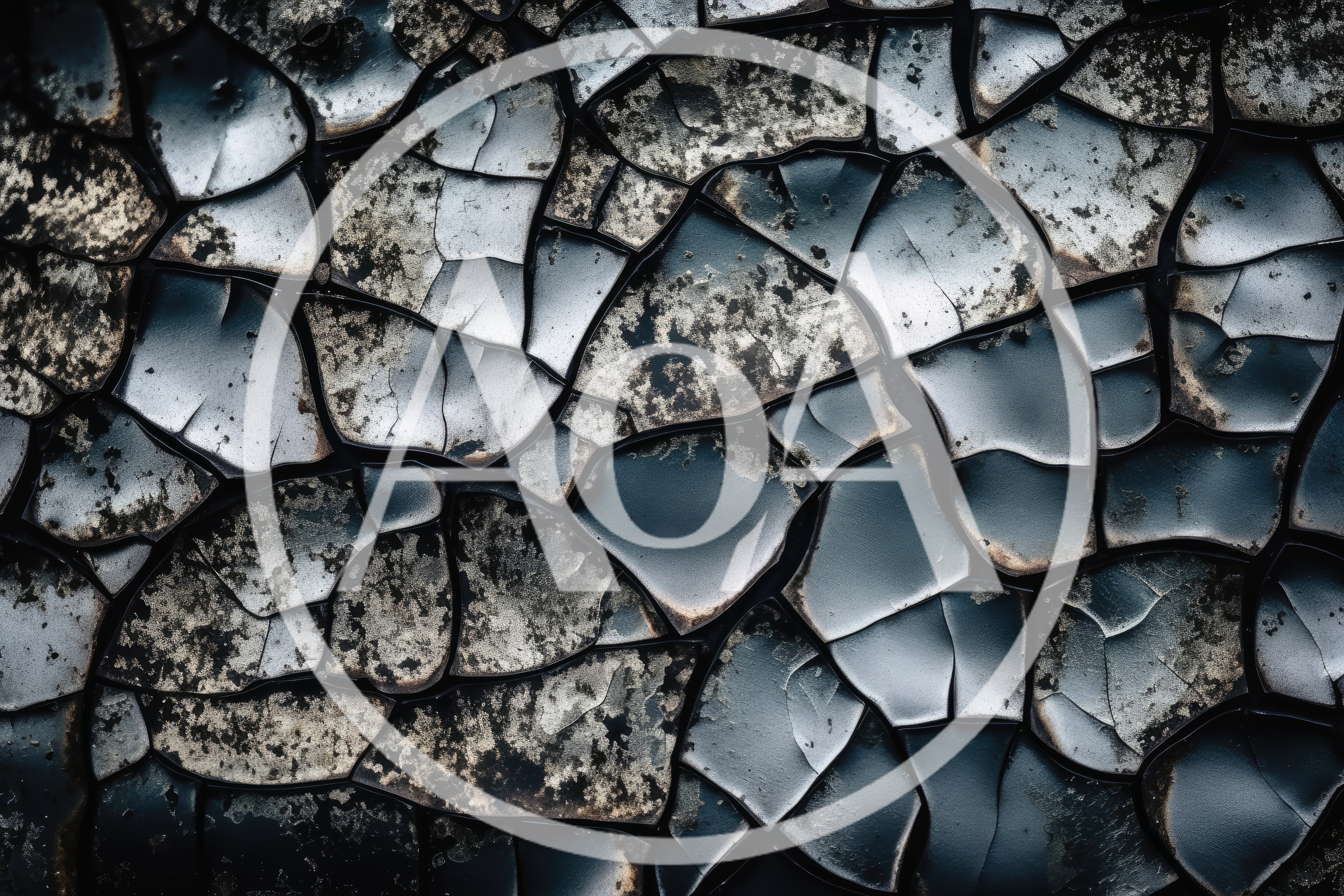 Cracked Dark Mud Texture Background