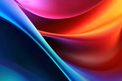 Abstract Fluid Gradient Background With Vibrant Colors