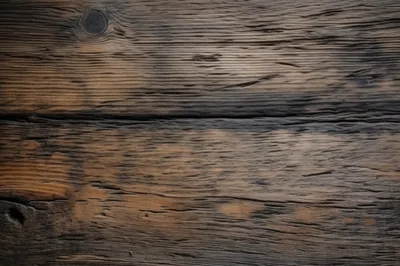 Weathered Dark Brown Wooden Plank Texture Background