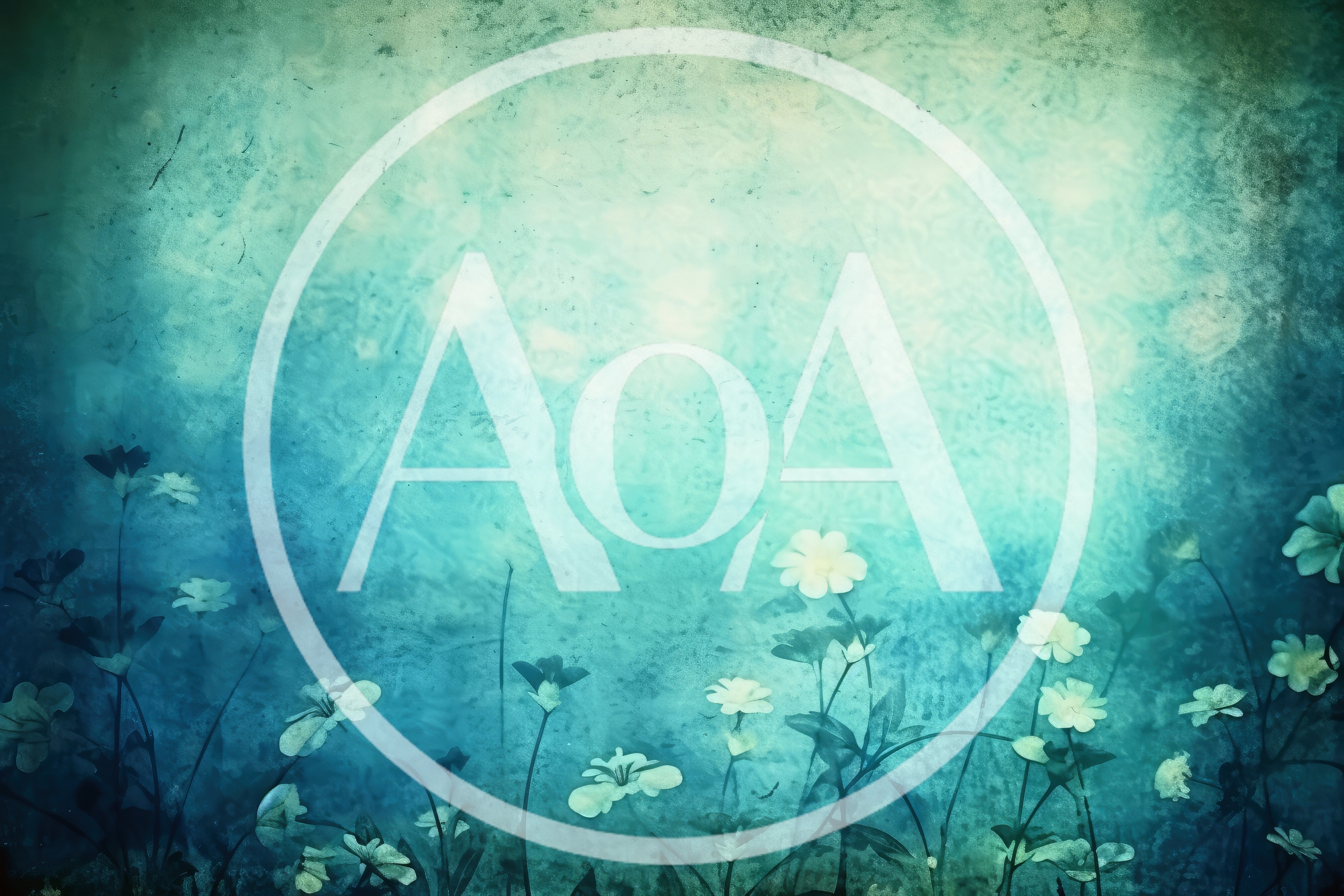 Artistic Floral Background With Vintage Texture