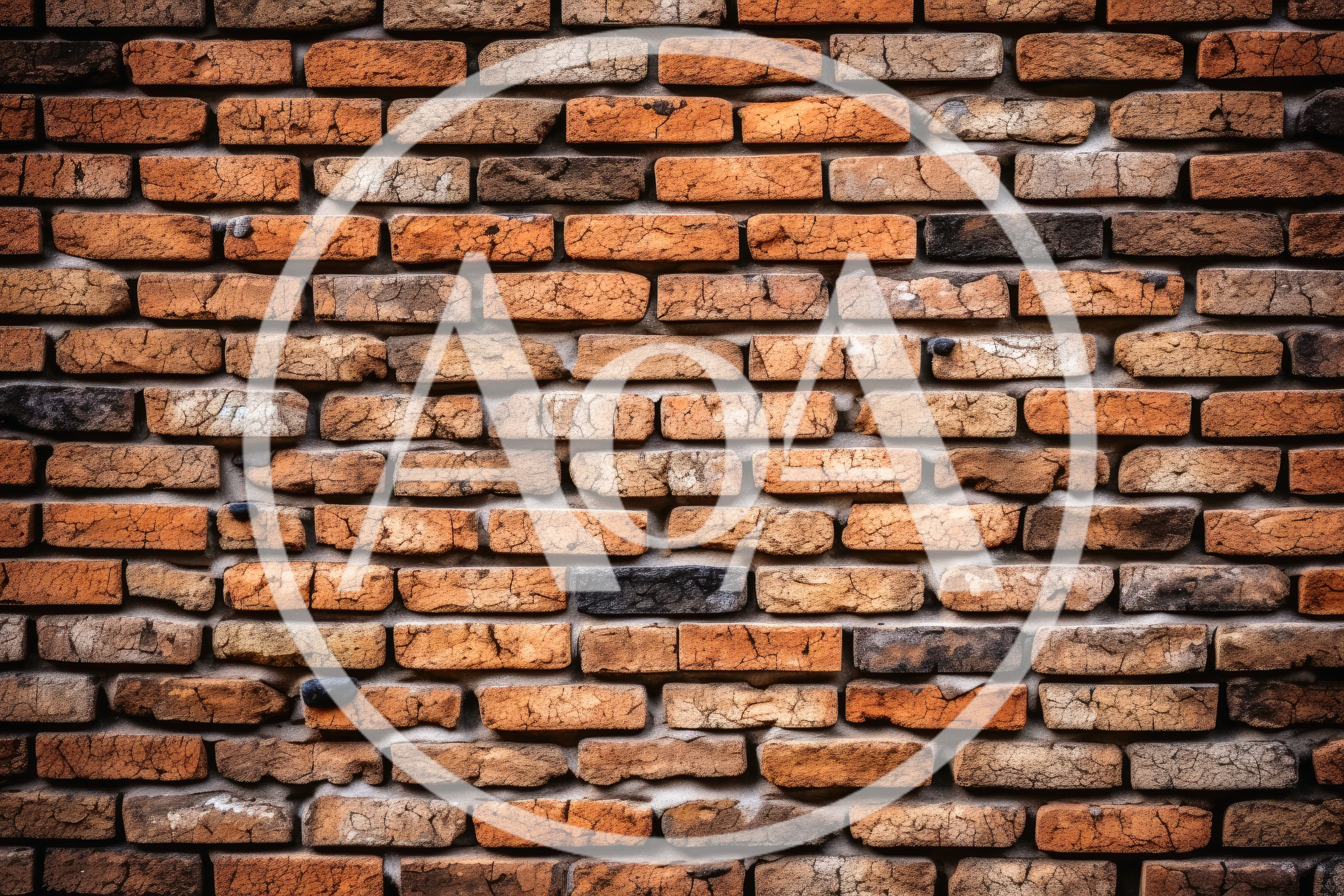 Weathered Red Brick Wall Texture Background