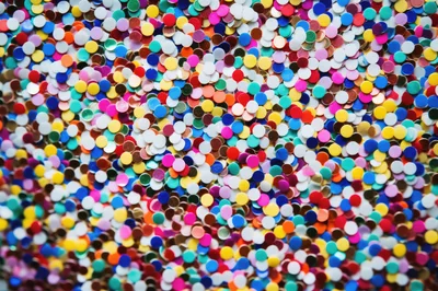 Colorful Confetti Dots Background