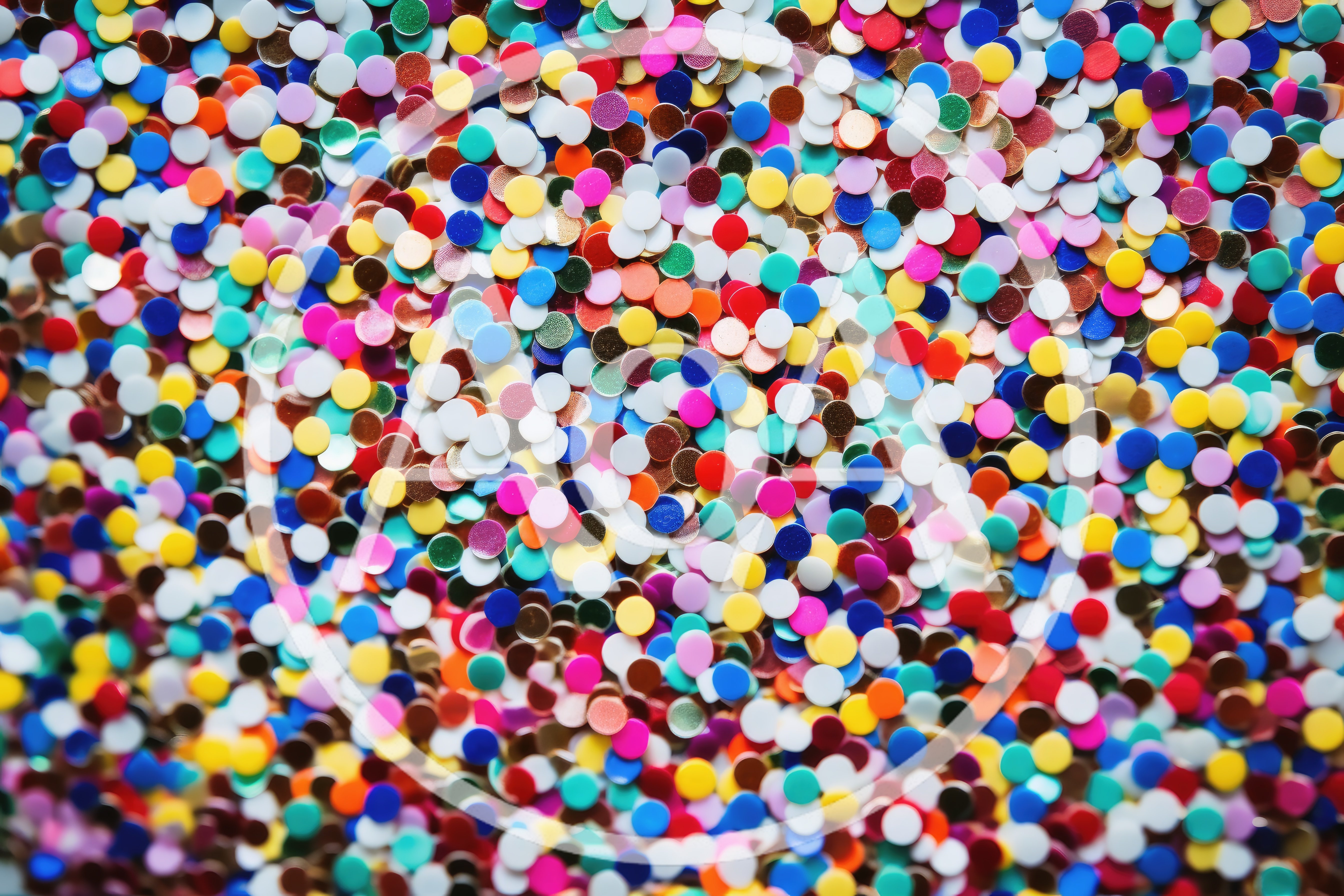 Colorful Confetti Dots Background