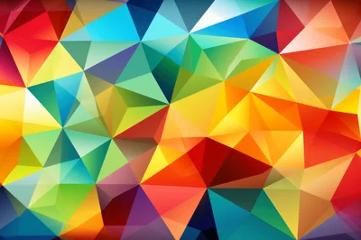Abstract Geometric Low Poly Background Pattern