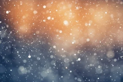 Abstract Winter Background With Falling Snow Particles
