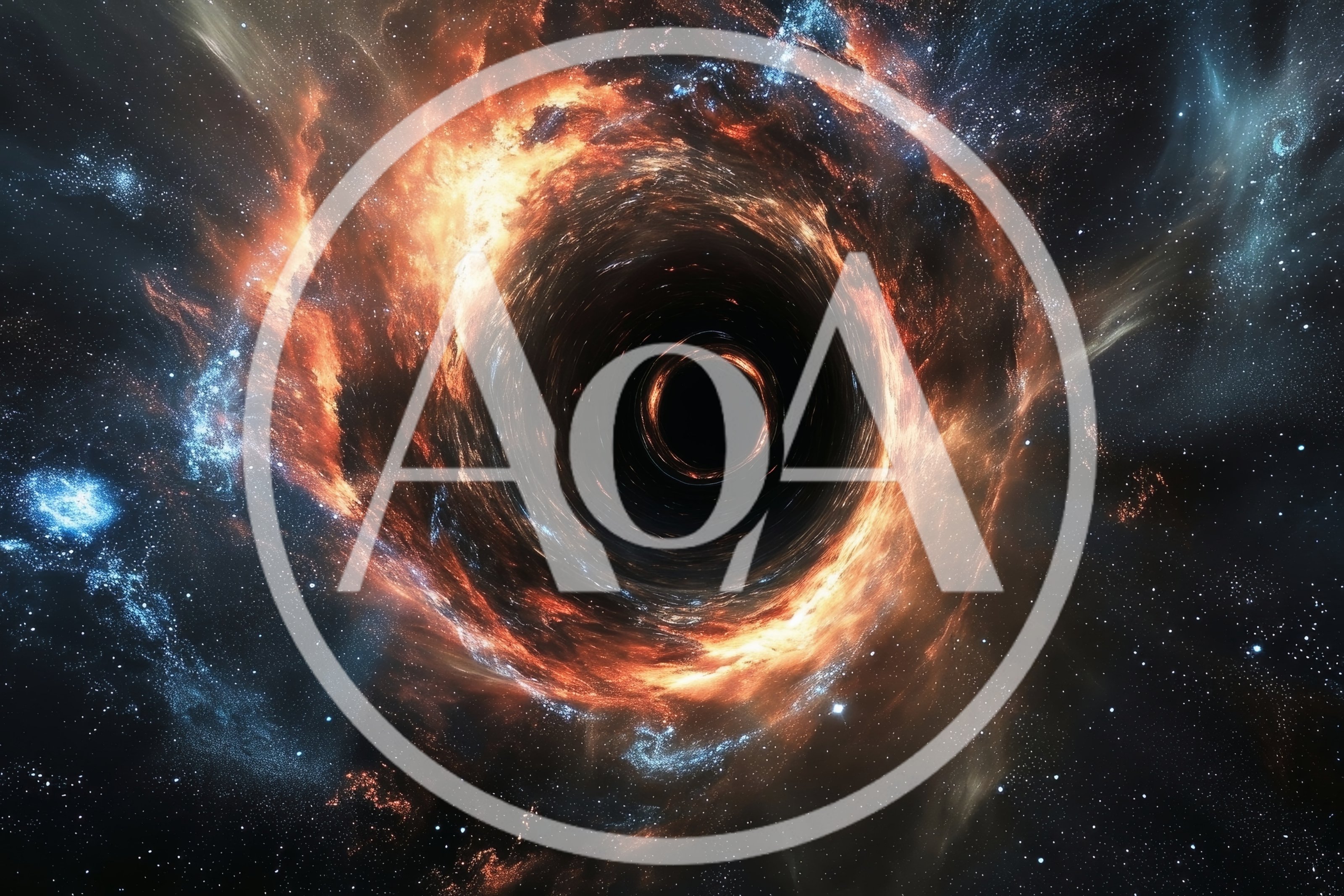Cinematic Visualization Of A Supermassive Black Hole In Space