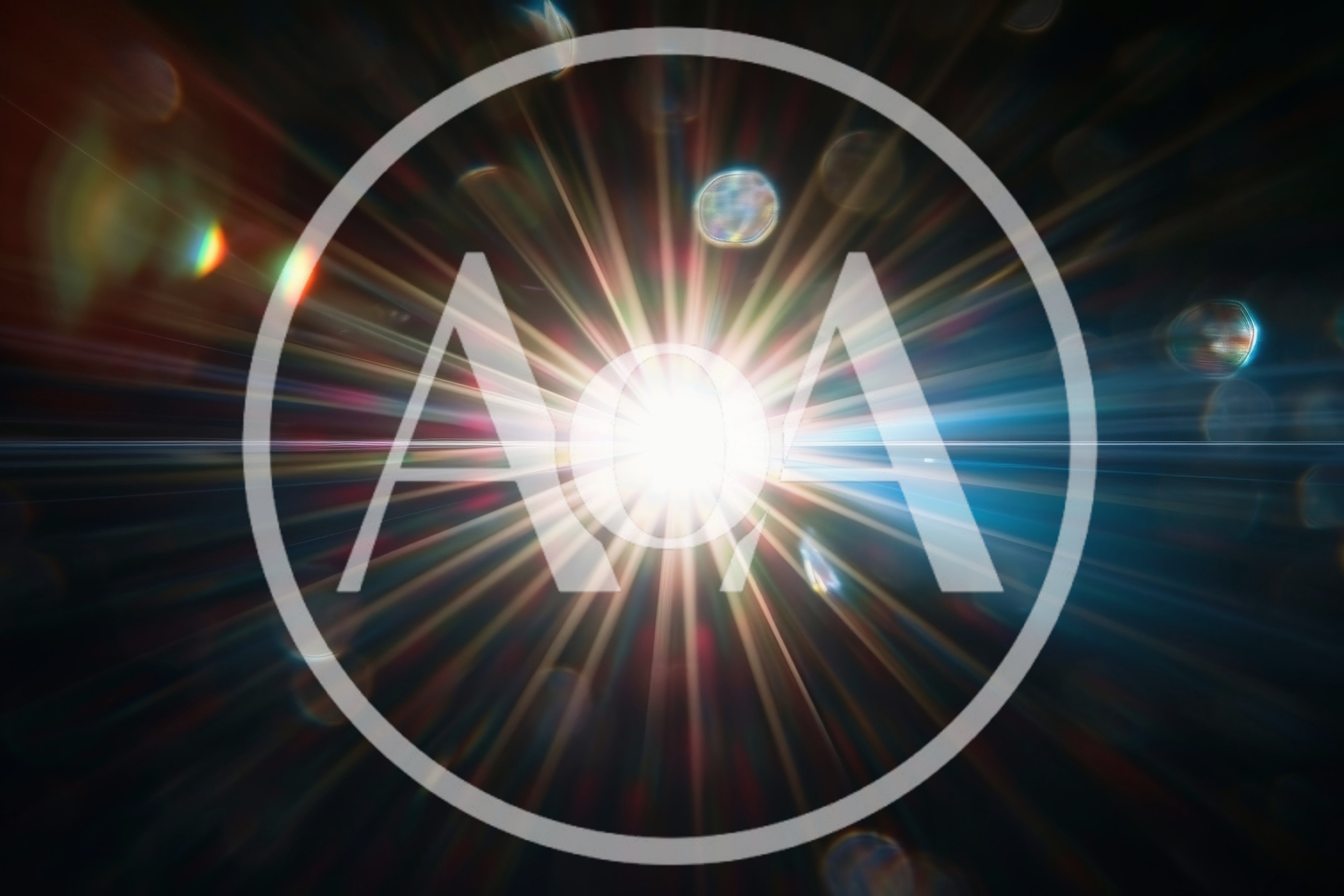 Bright Starburst Light Flare With Bokeh Effects