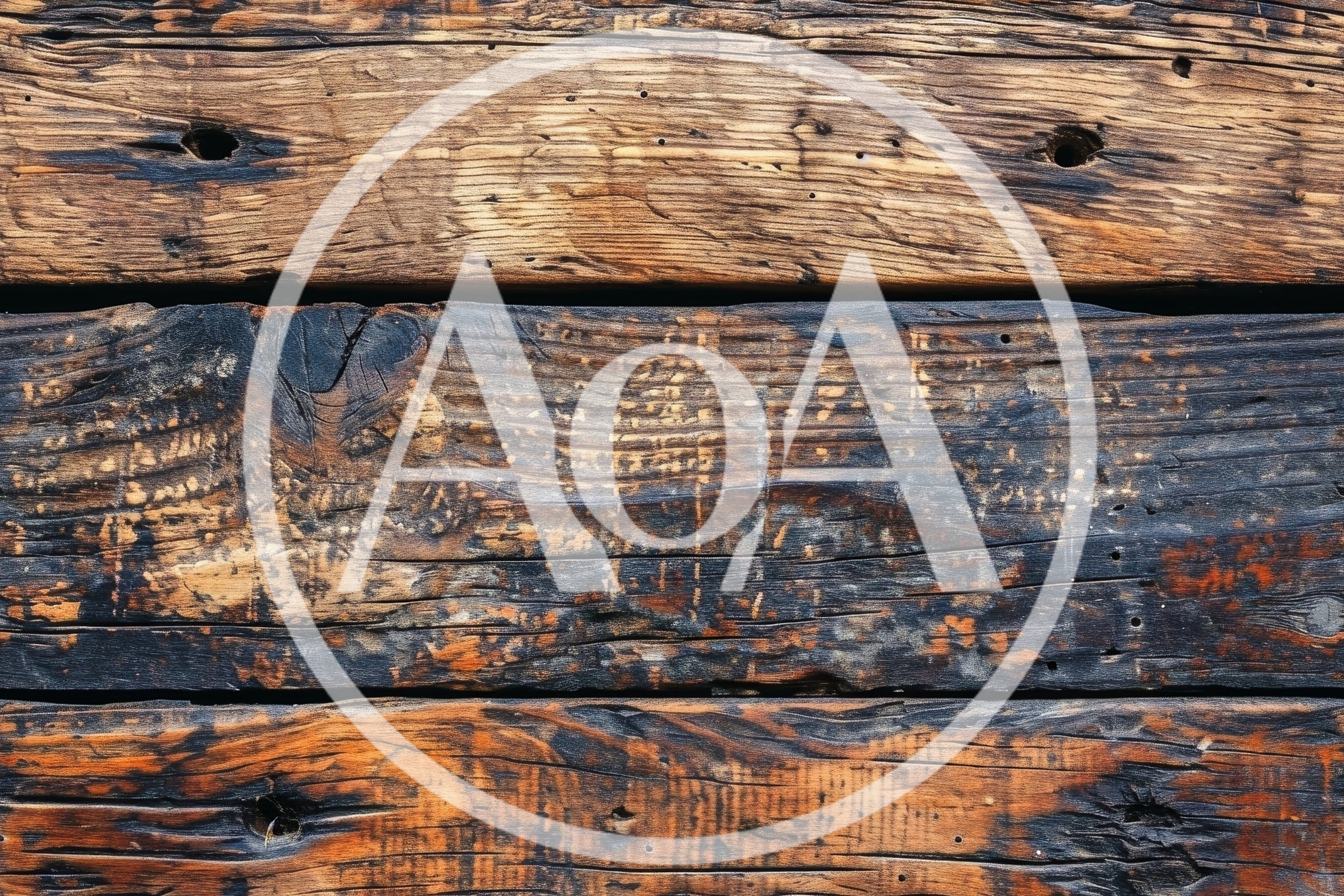 Weathered Rustic Wooden Planks Texture Background