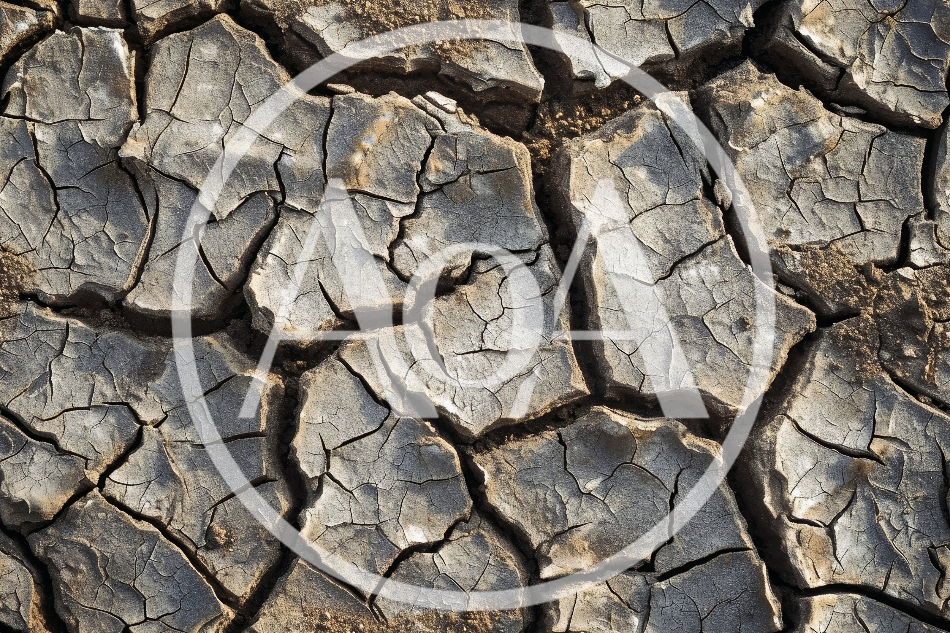 Dry Cracked Earth Texture Background