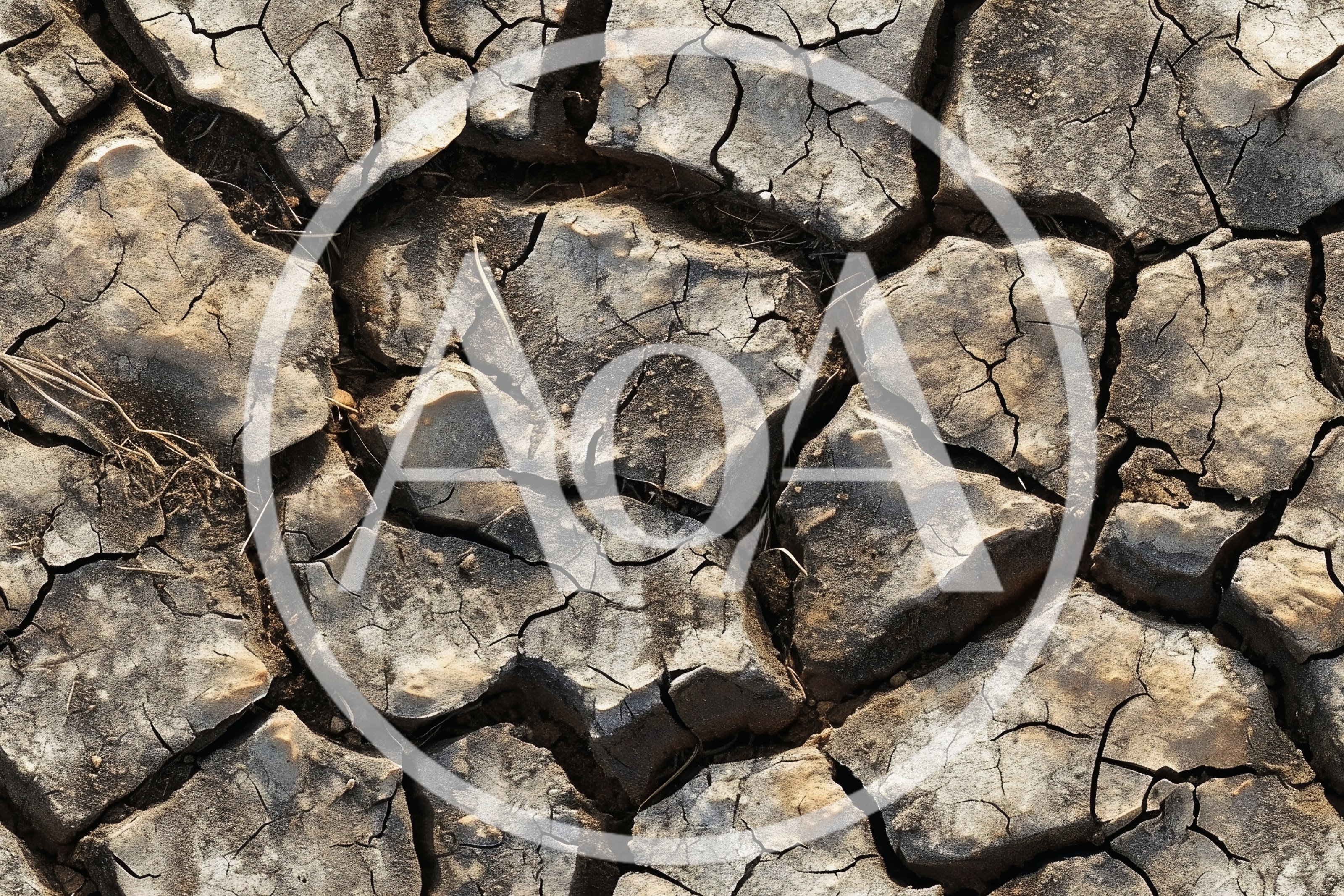 Cracked Dry Earth Texture Background