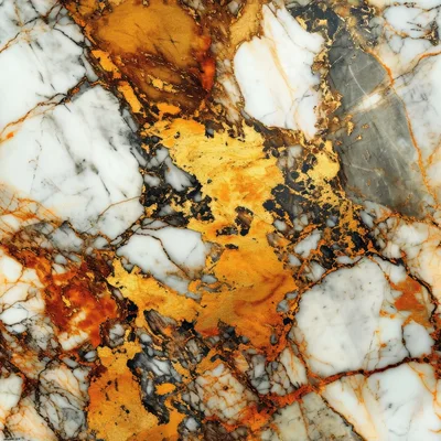 Luxury White Marble Texture With Gold Veining