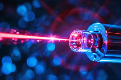 High Power Laser Beam Emitting From Optical Device