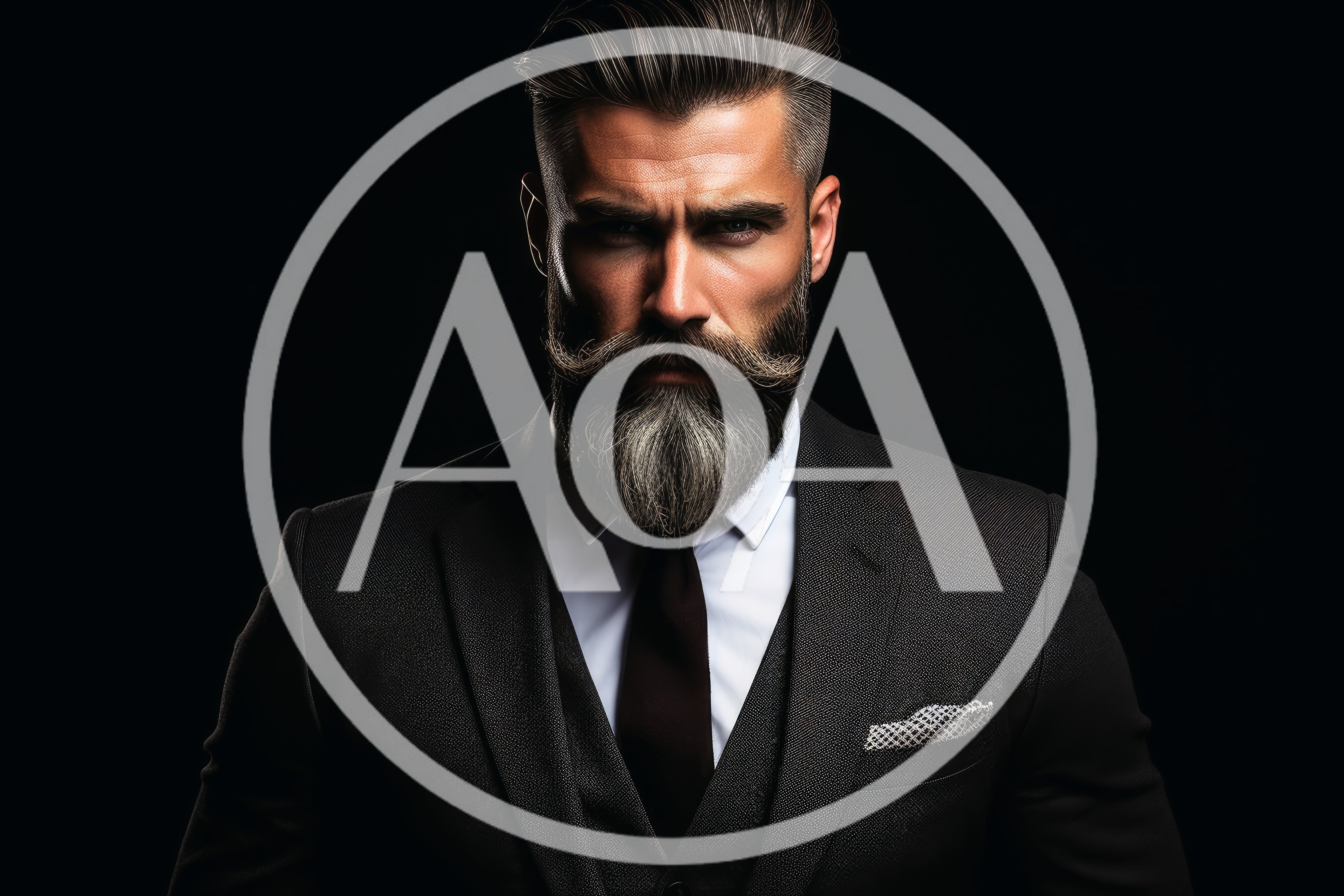 Portrait Of A Sophisticated Man With A Groomed Beard