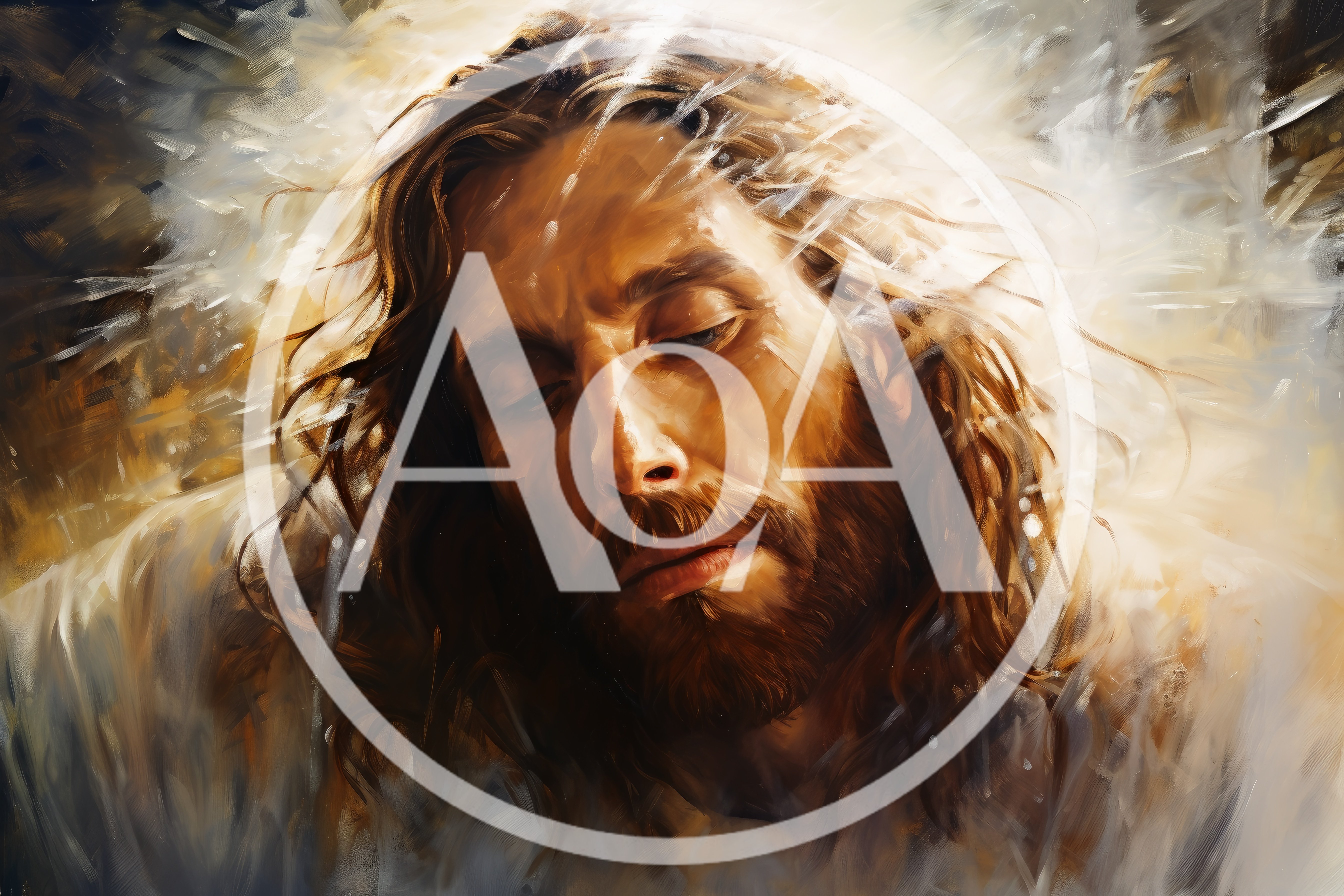 Portrait Of Jesus Christ With Ethereal Light