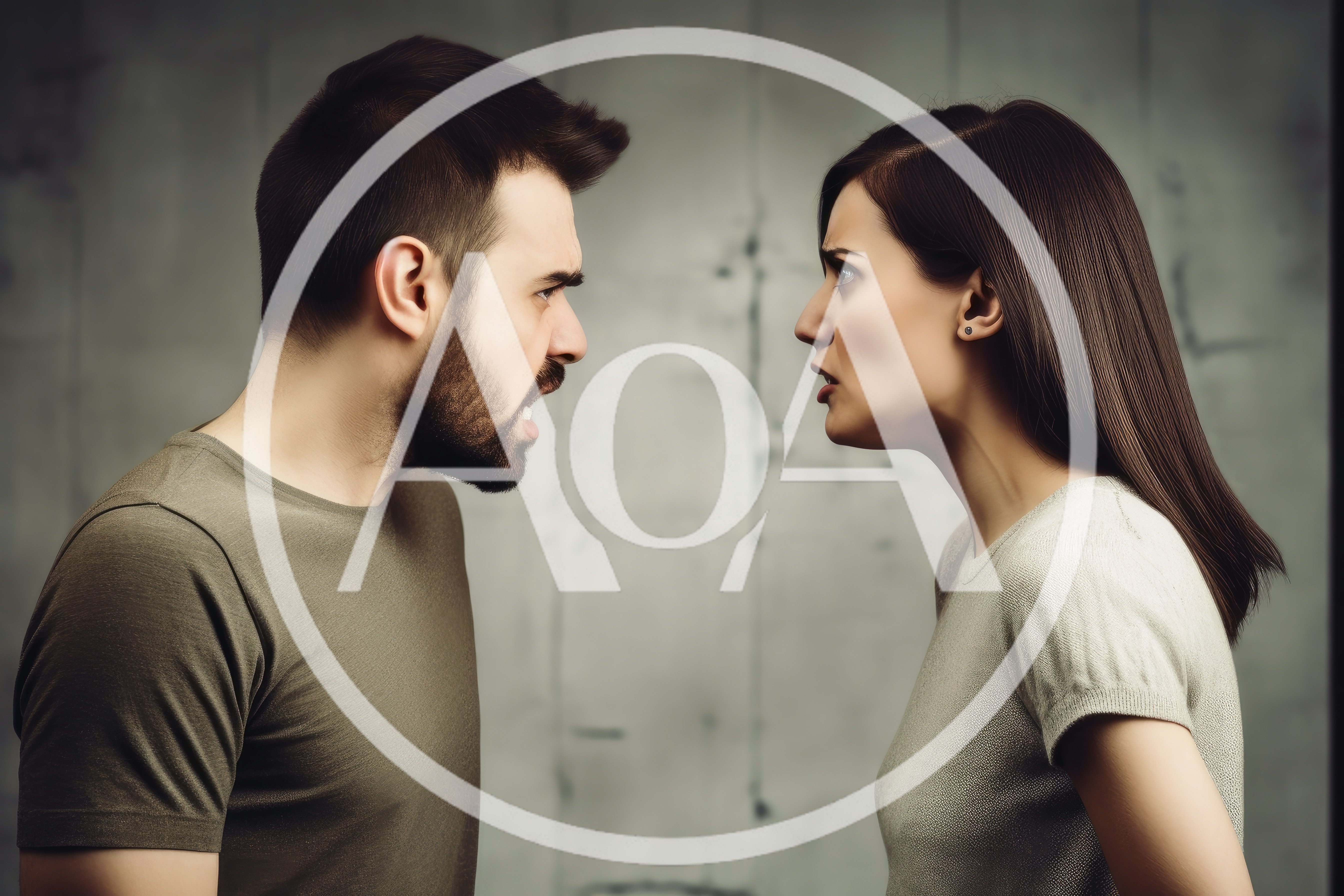 Angry Couple Having A Heated Argument