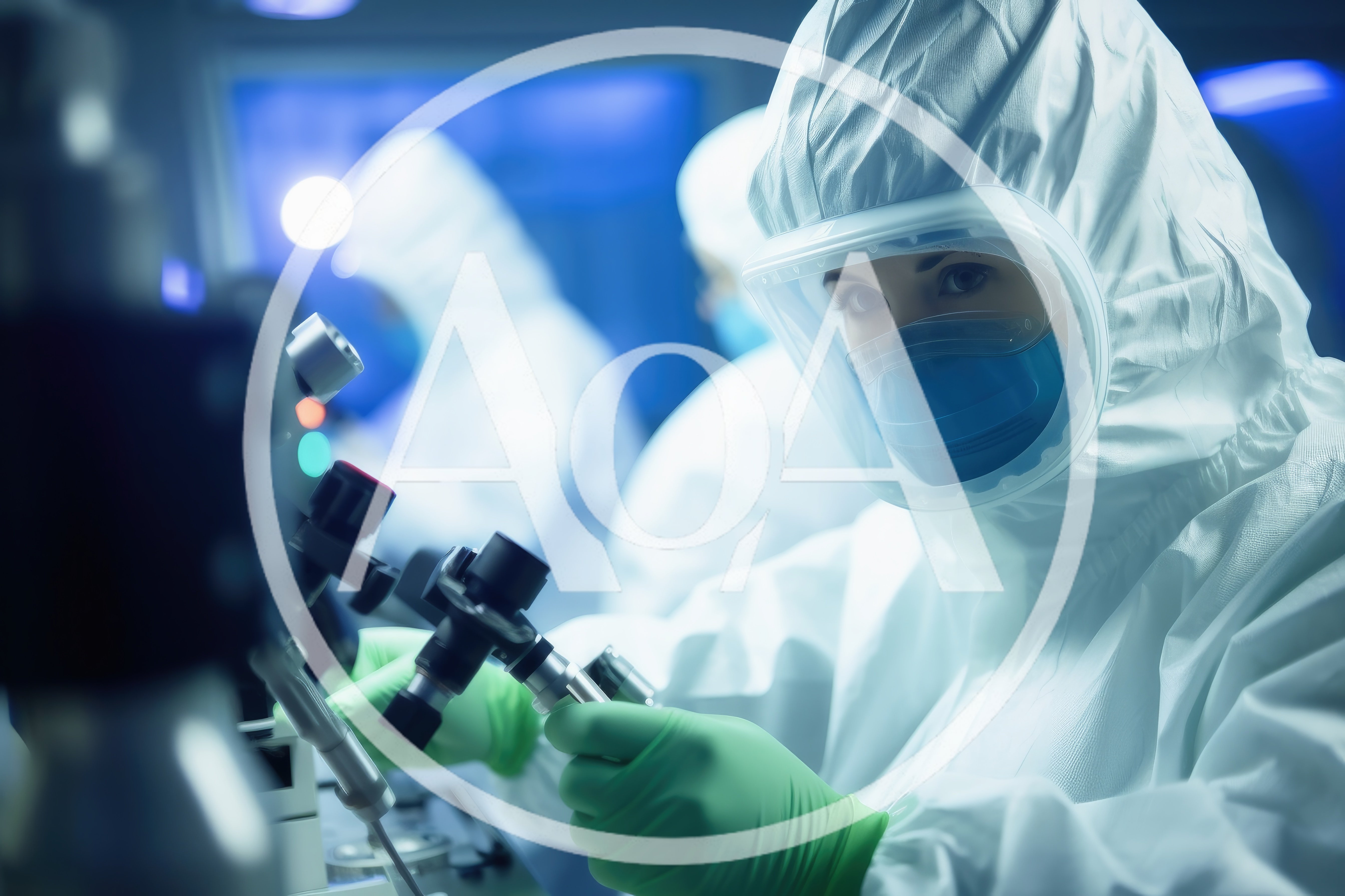 Scientist Working In A High Security Laboratory