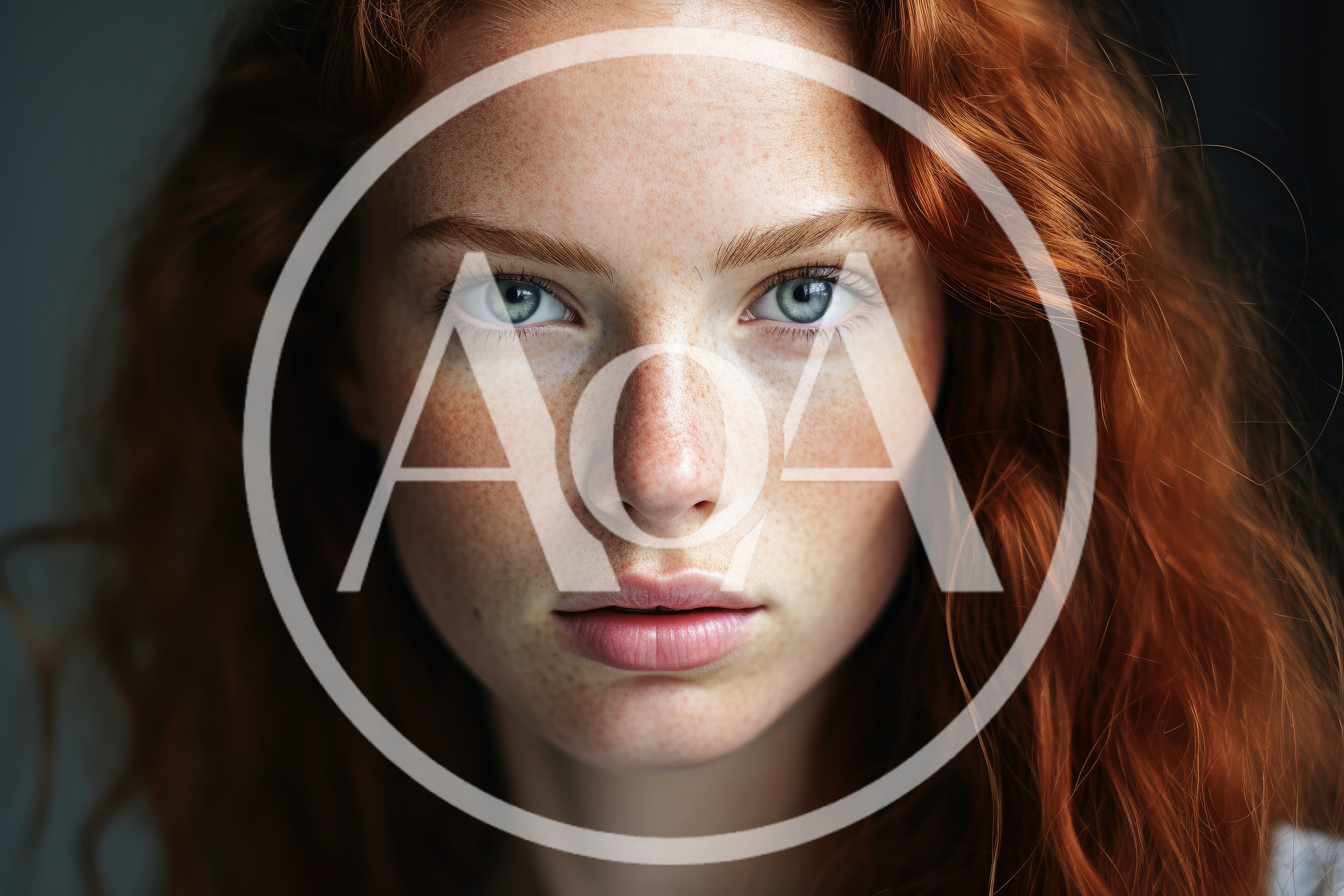 Portrait Of A Young Woman With Red Hair