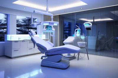 Modern Dental Clinic Interior With Advanced Equipment
