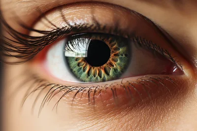 Extreme Close Up Of A Human Eye