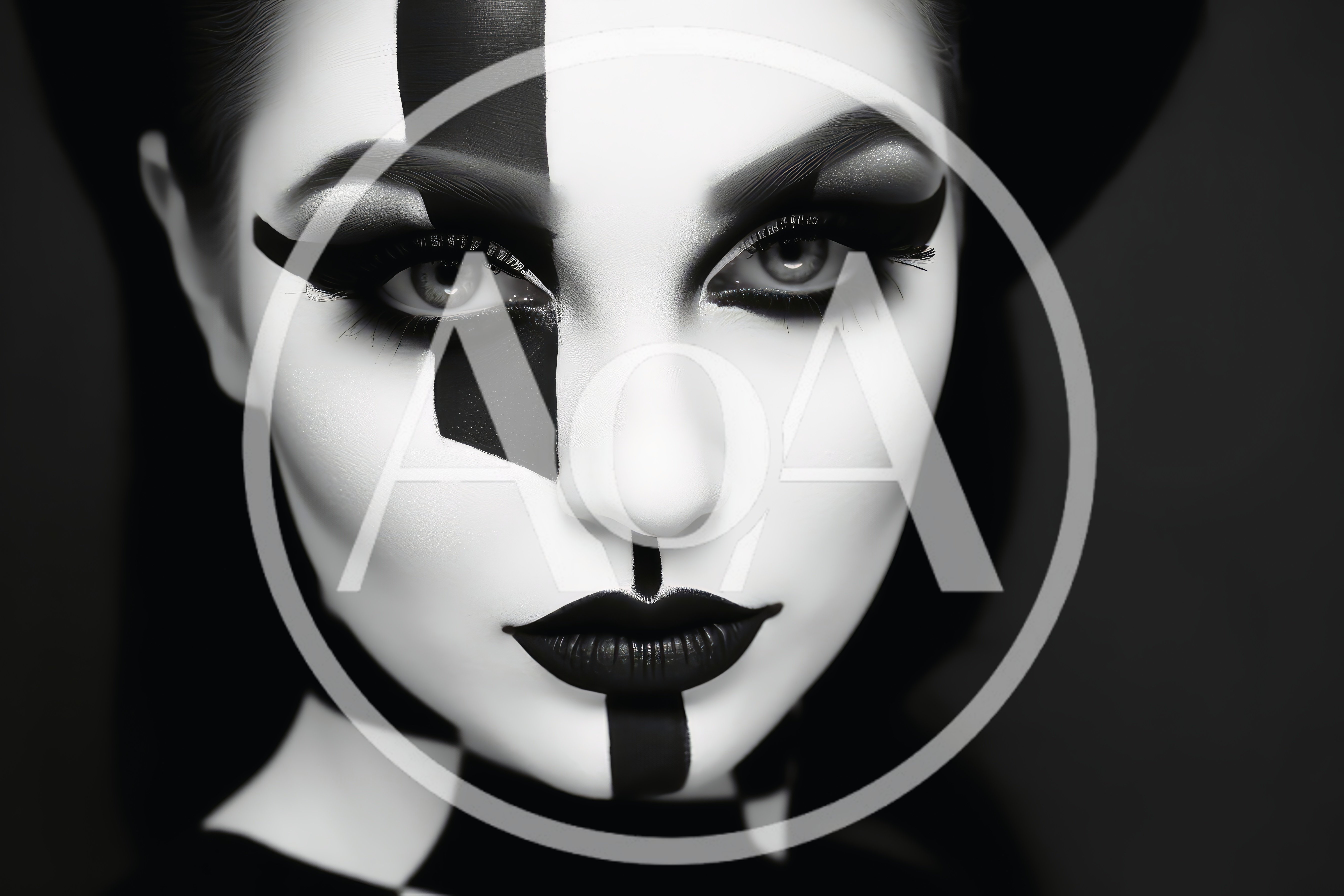 Portrait Of A Woman With Avant Garde Makeup