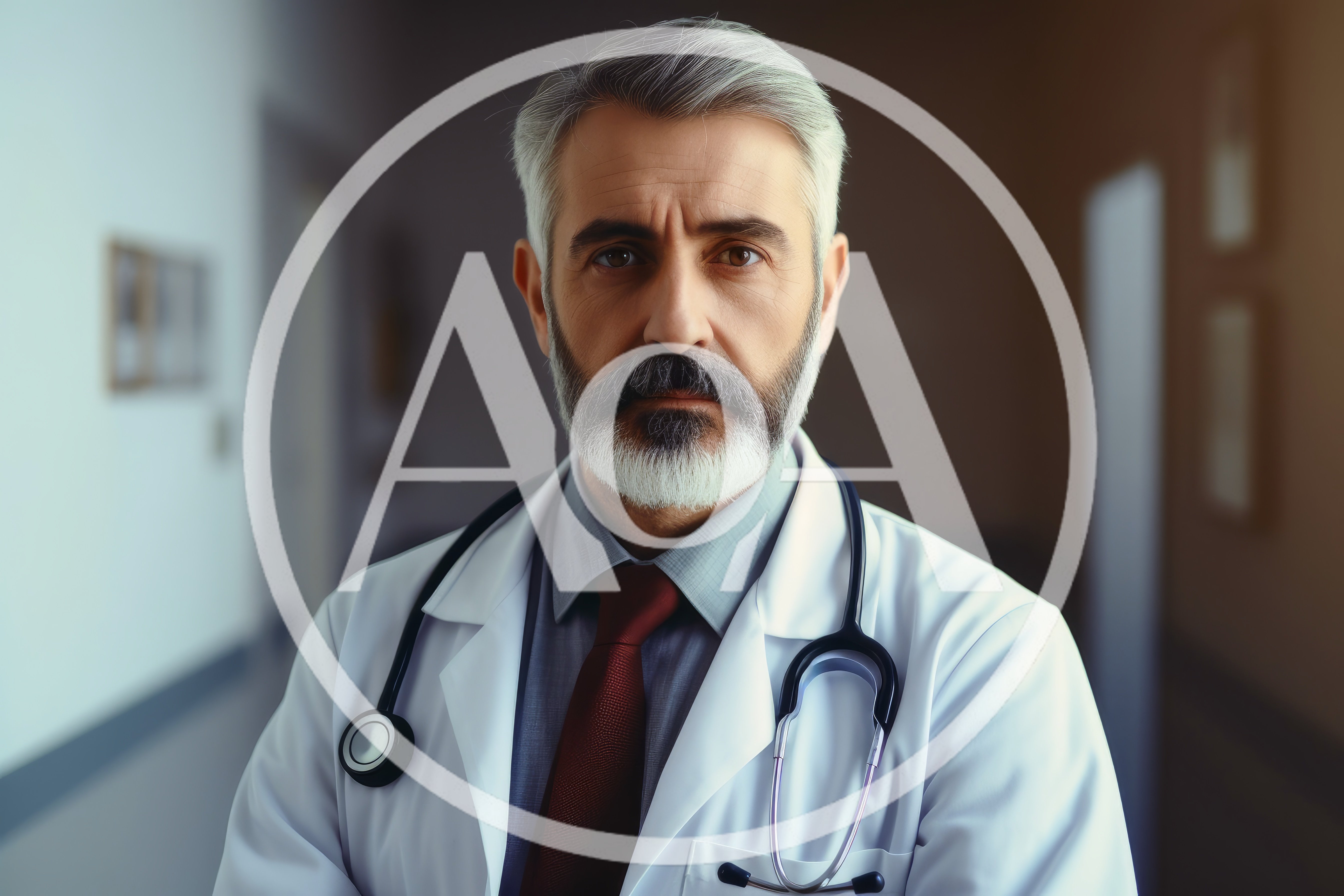 Portrait Of A Professional Senior Male Doctor