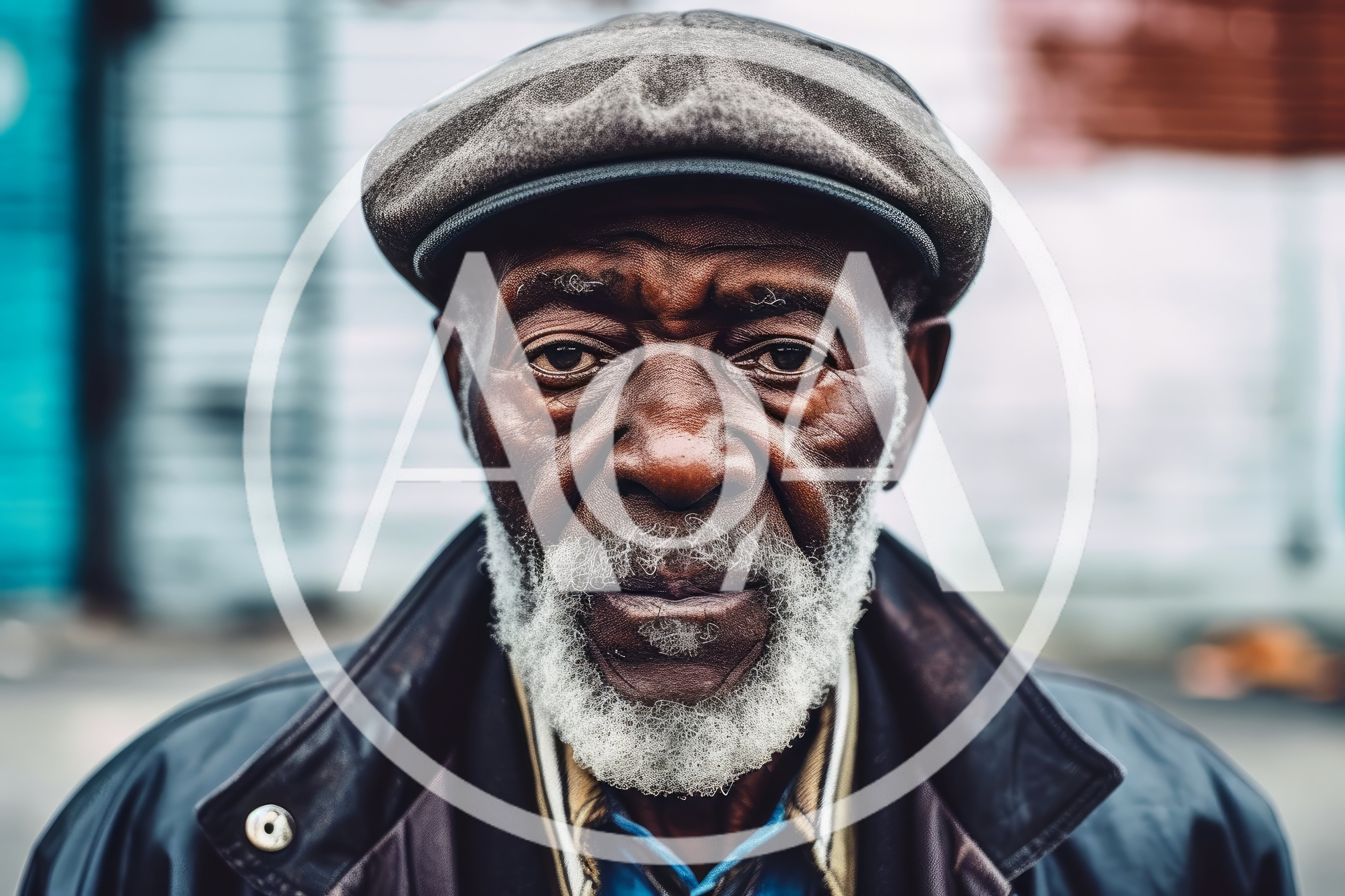 Portrait Of An Elderly African American Man