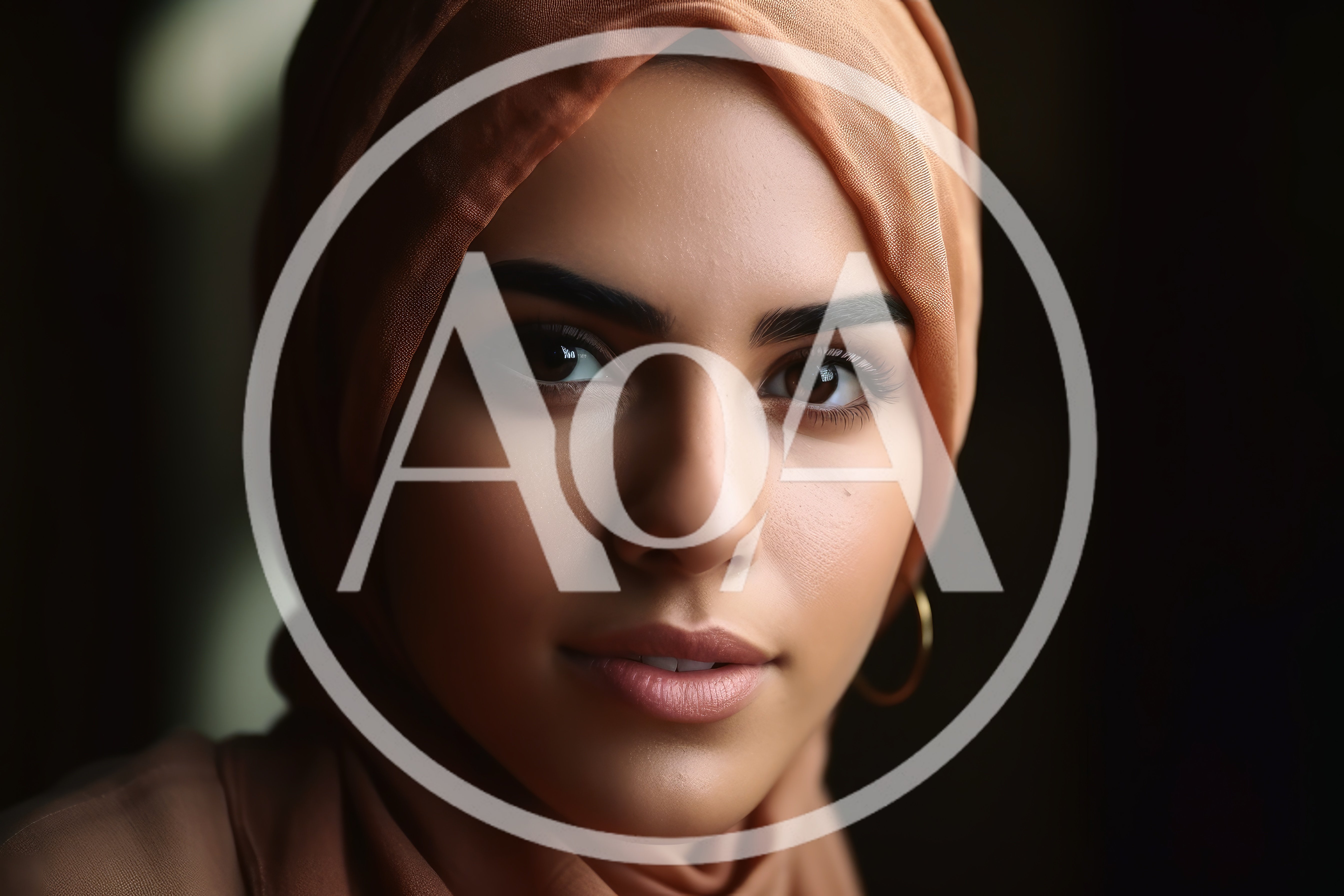 Portrait Of A Young Woman Wearing A Hijab