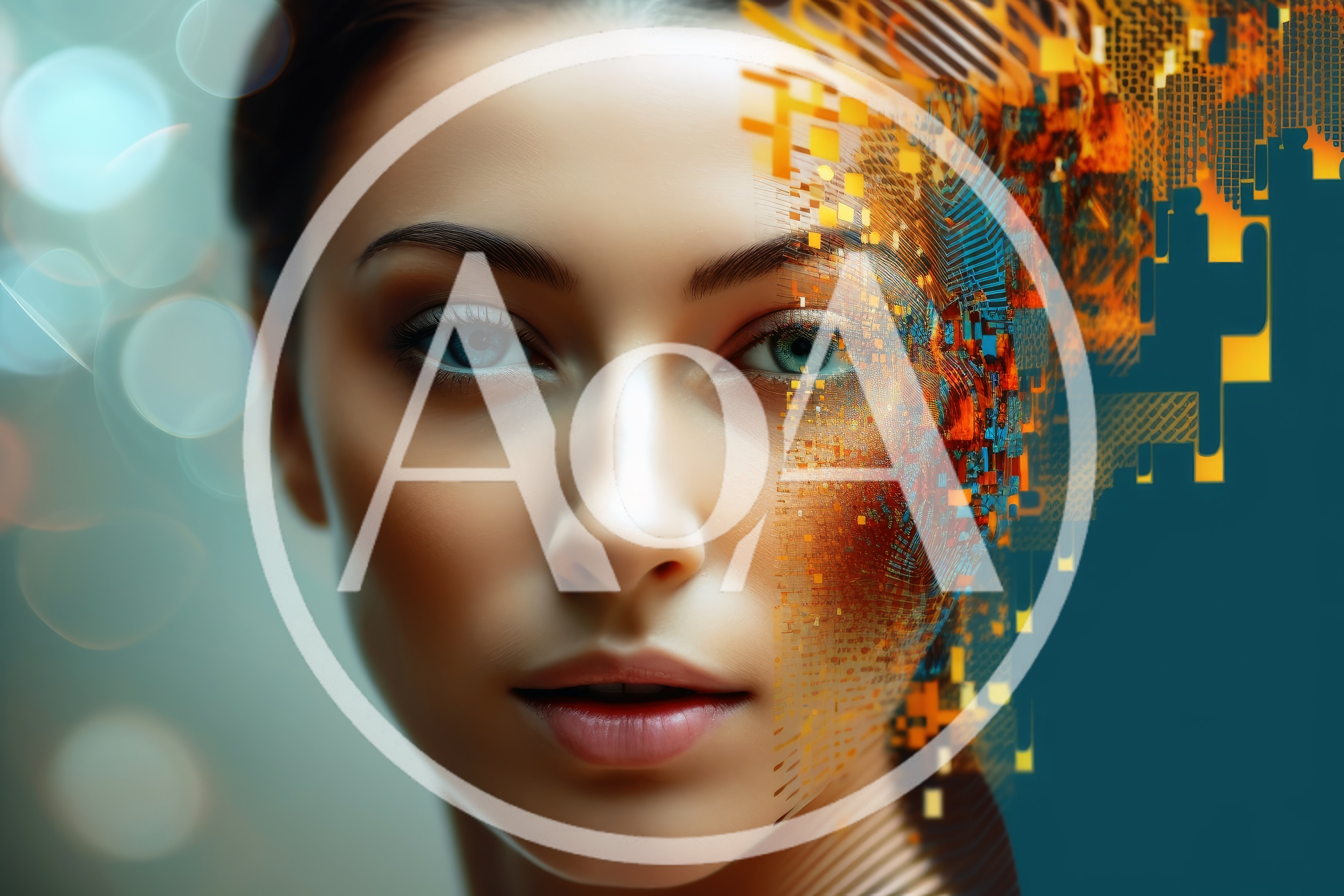 Digital Transformation Of A Human Face