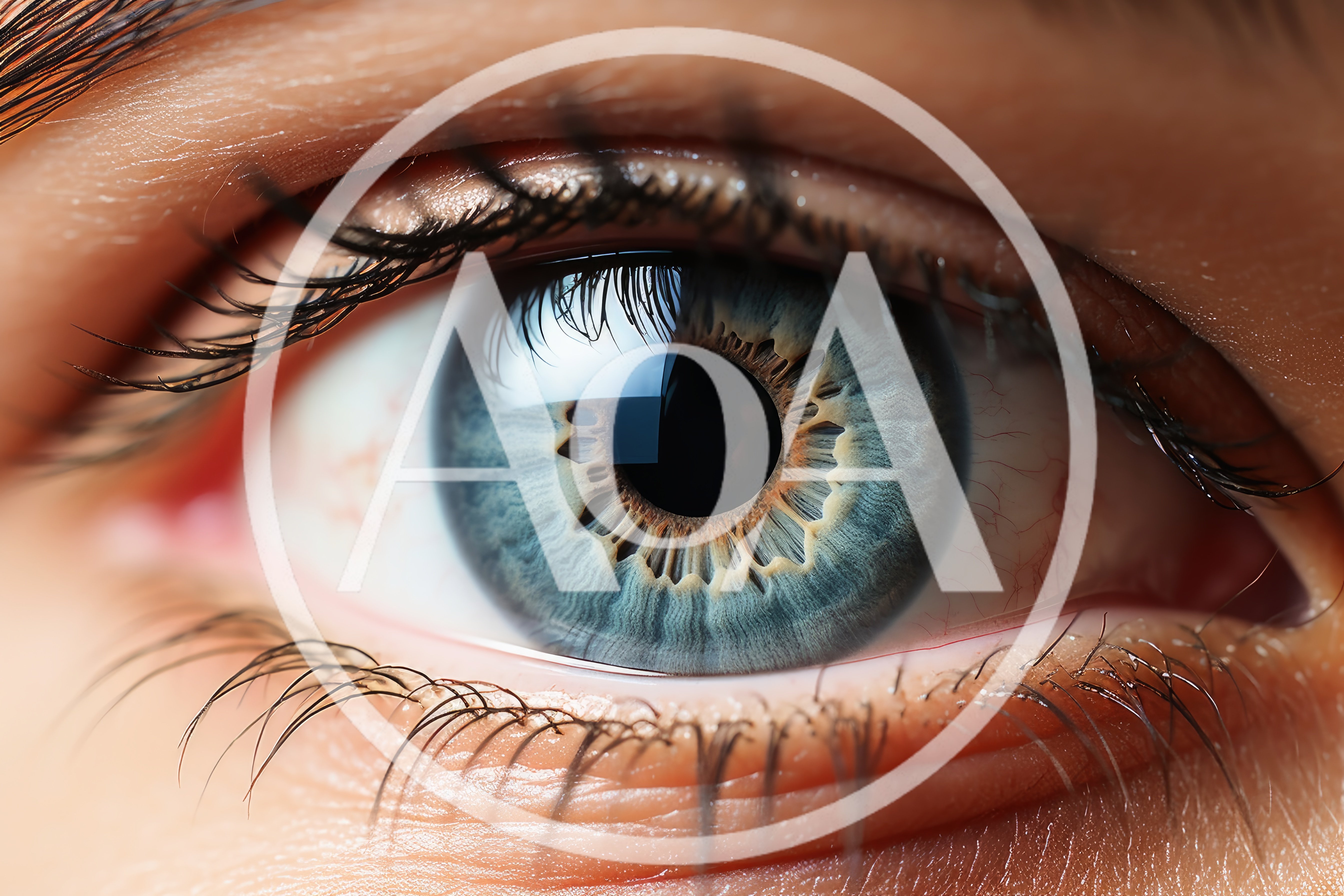 Extreme Close Up Of A Human Blue Eye