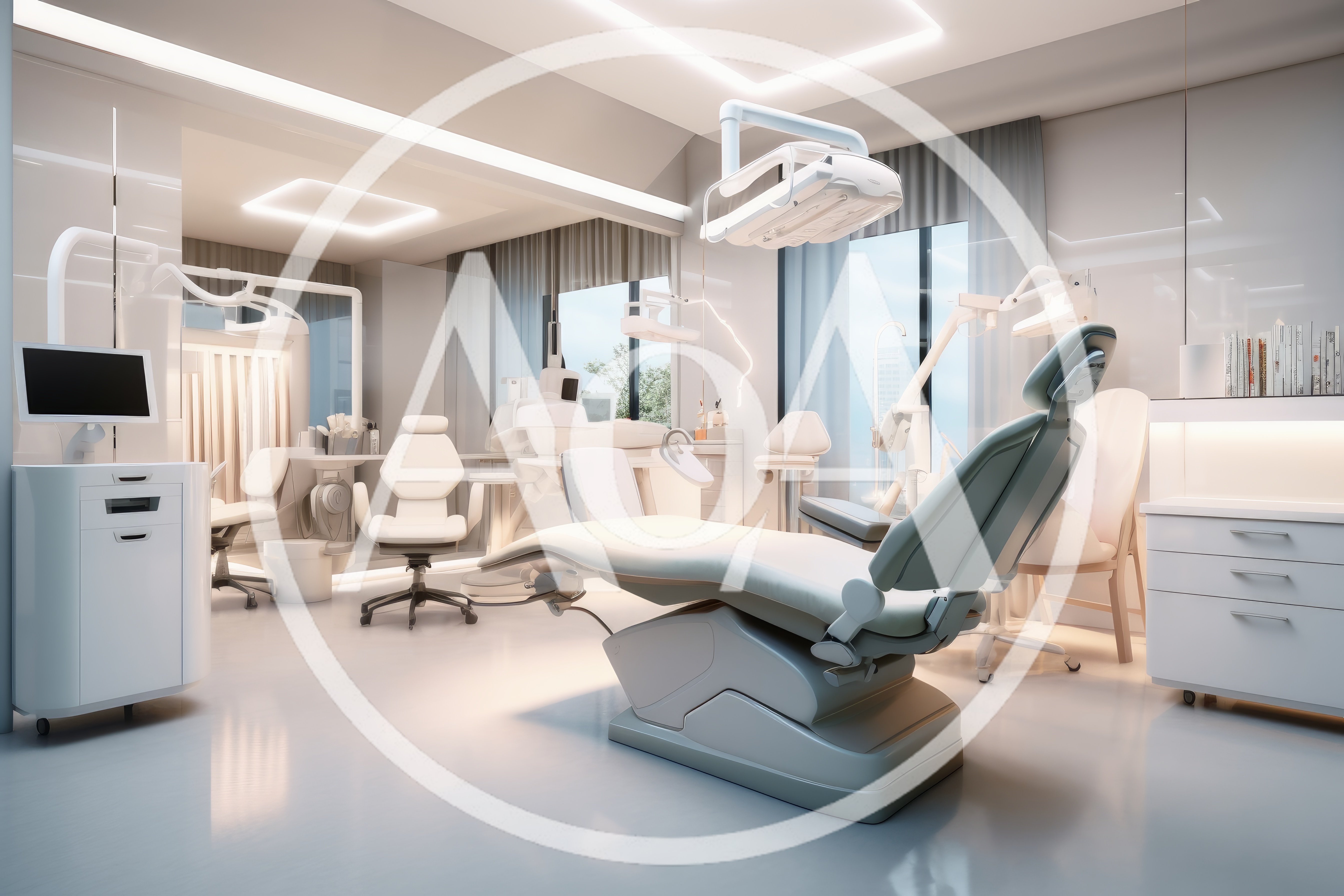 Modern Dental Clinic Interior With Professional Equipment