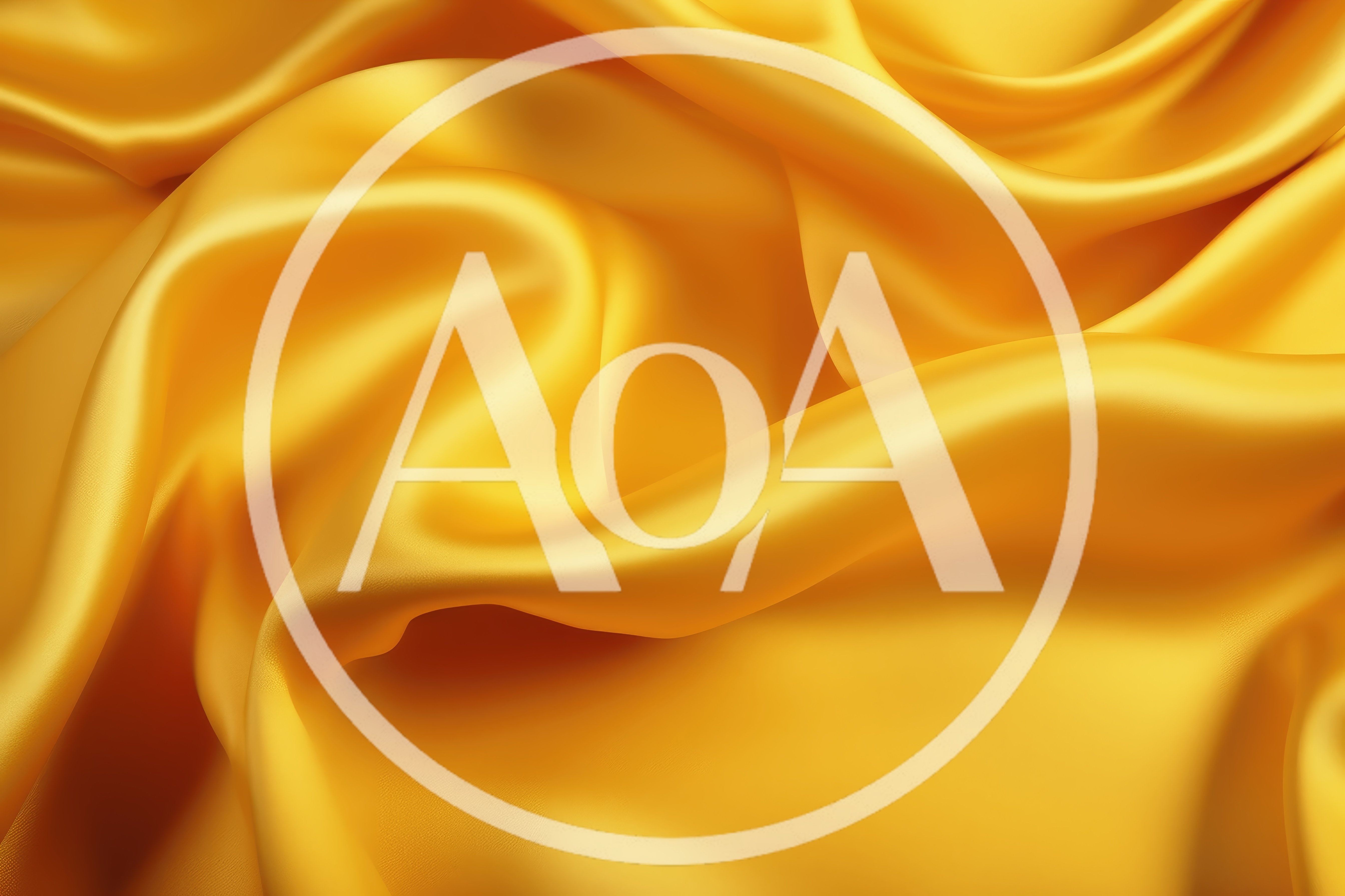 Golden Yellow Silk Fabric With Soft Folds