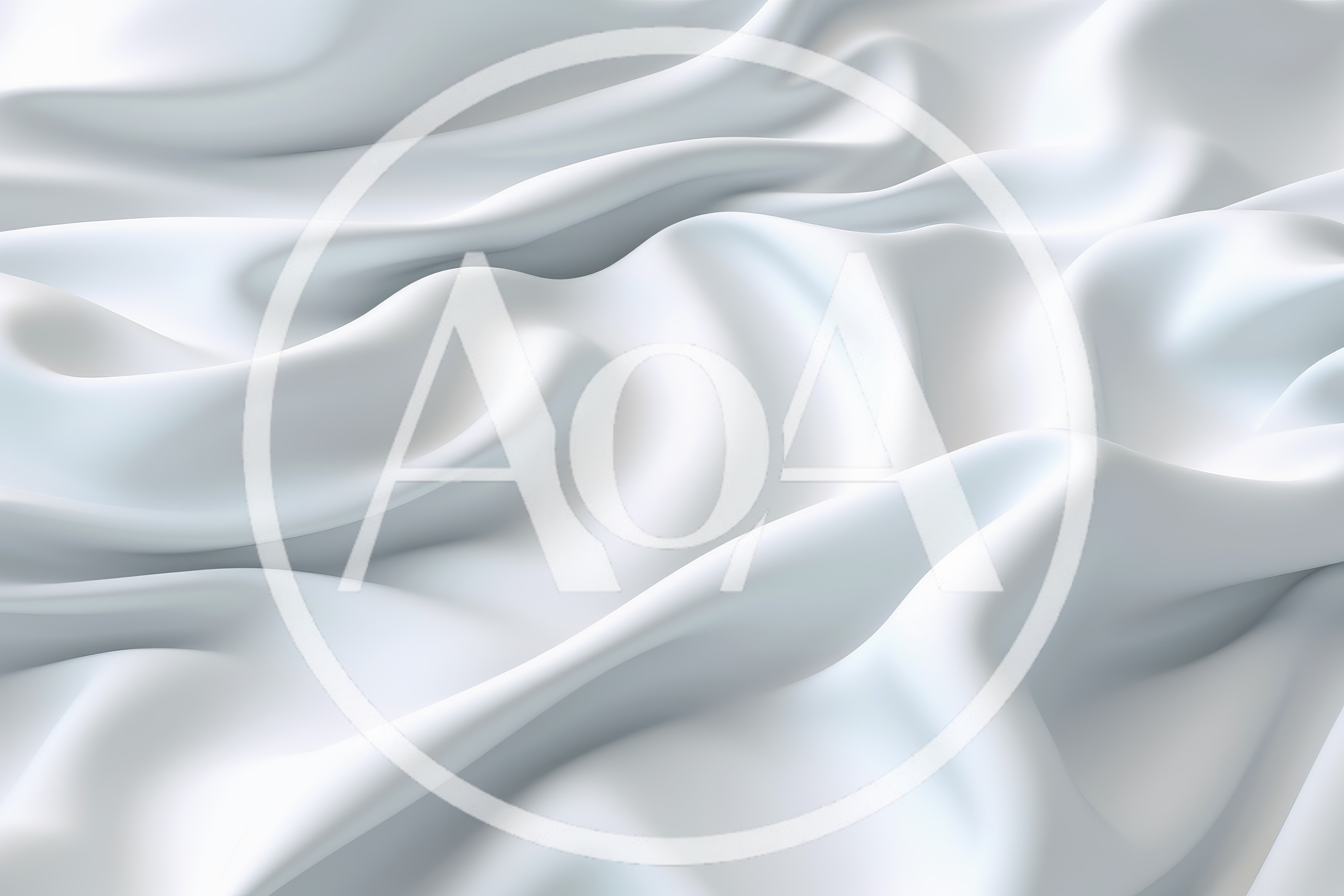 Abstract White Silk Fabric Waves Background